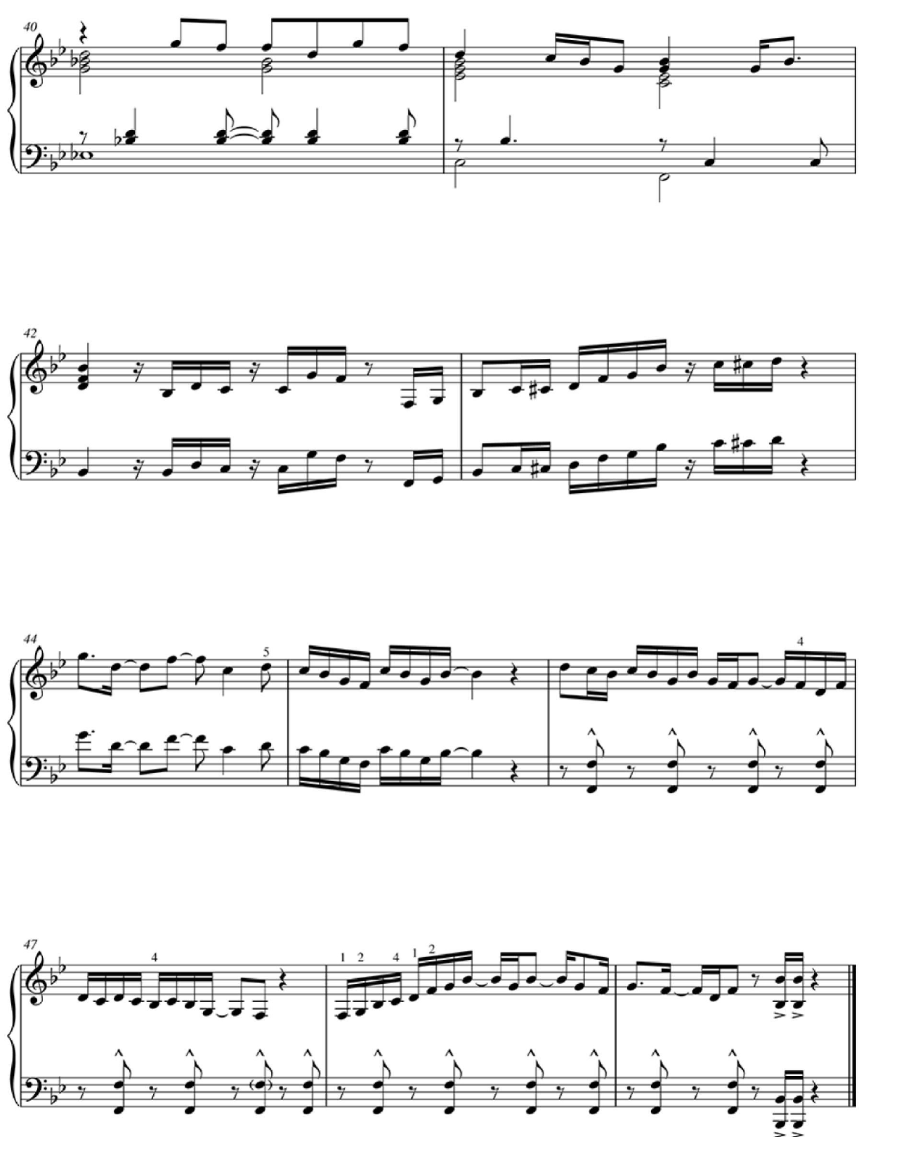 Sir Duke sheet music 4