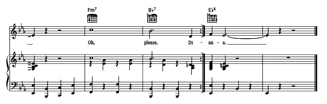 Diana sheet music 5
