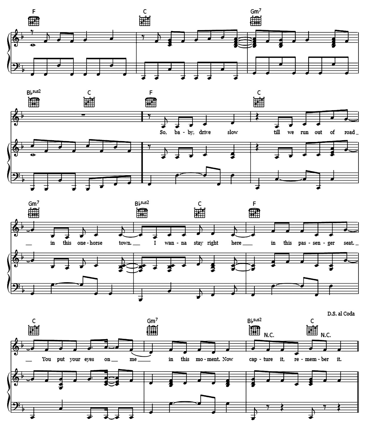 Fearless sheet music 4