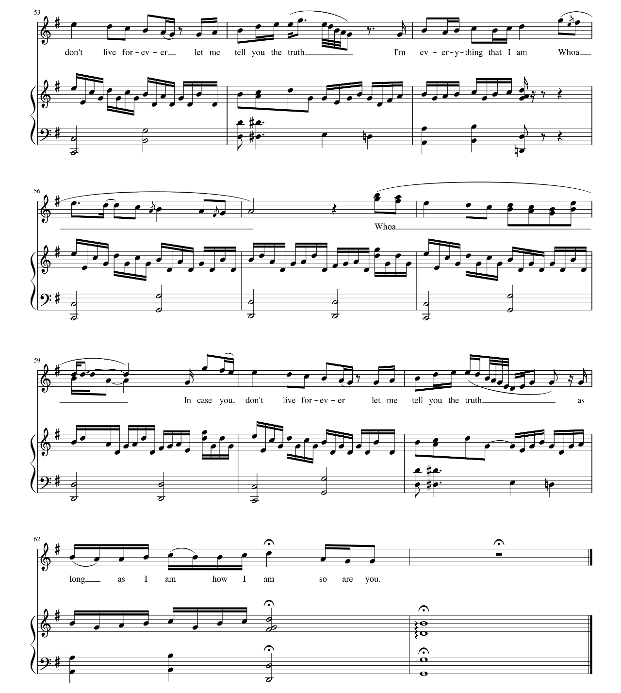 In Case You Don't Live Forever sheet music 6