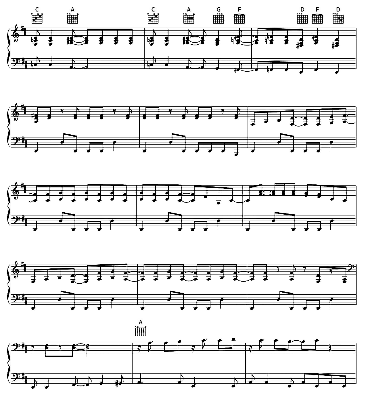 Proud Mary sheet music 3