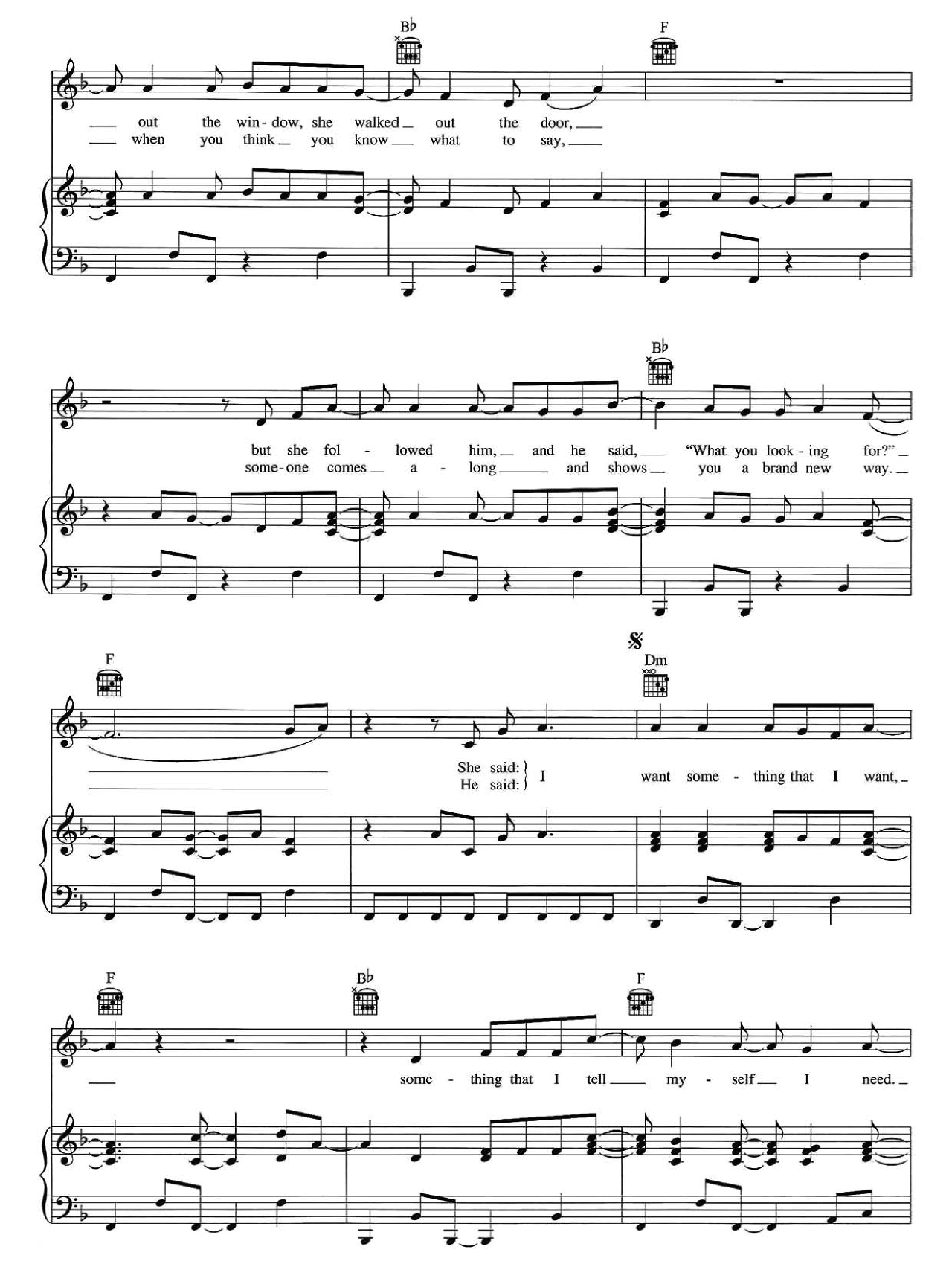 Something That I Want (from Tangled) sheet music 2
