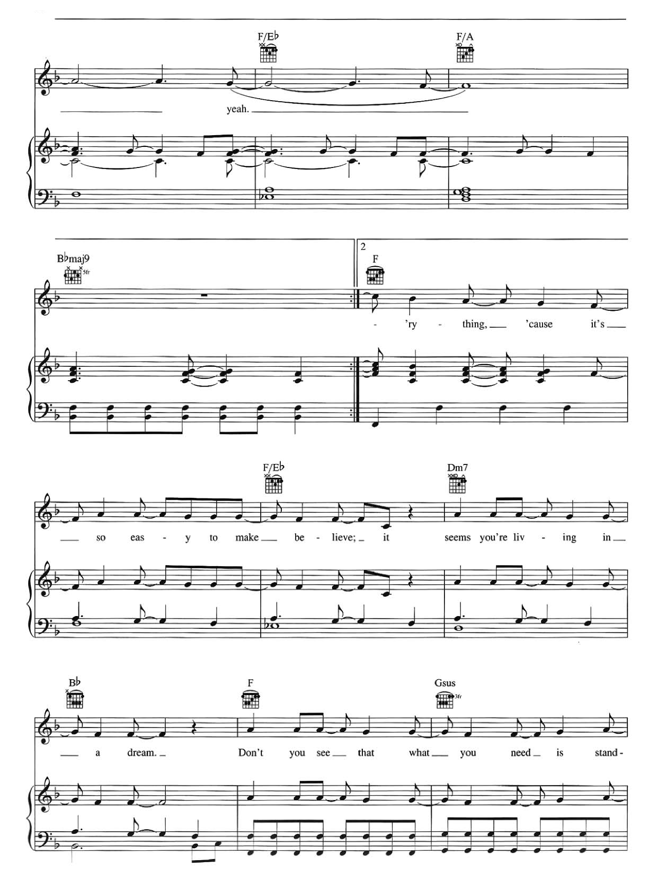 Something That I Want (from Tangled) sheet music 4