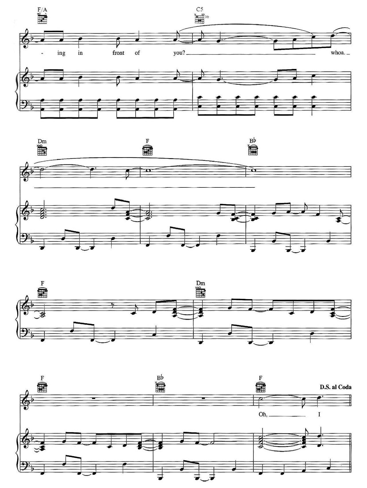 Something That I Want (from Tangled) sheet music 5