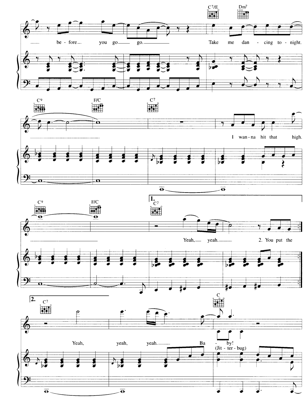 Wake Me Up Before You Go Go sheet music 4