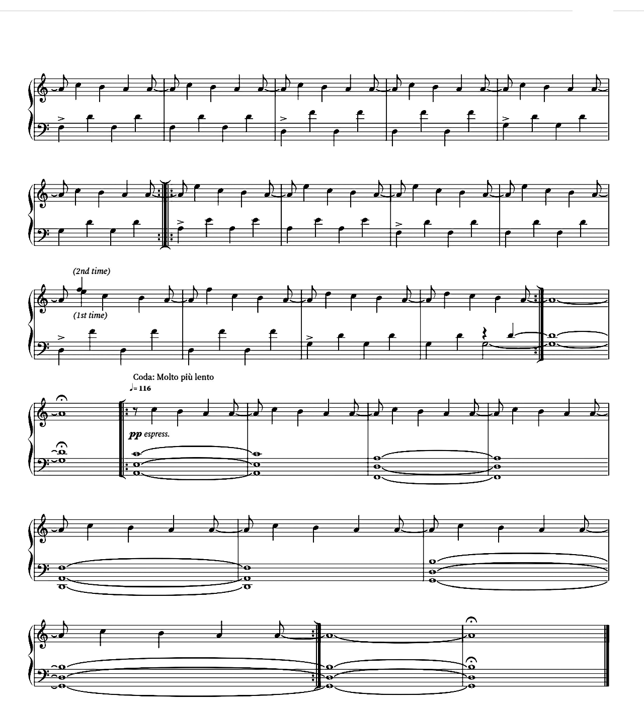 Flora sheet music 3