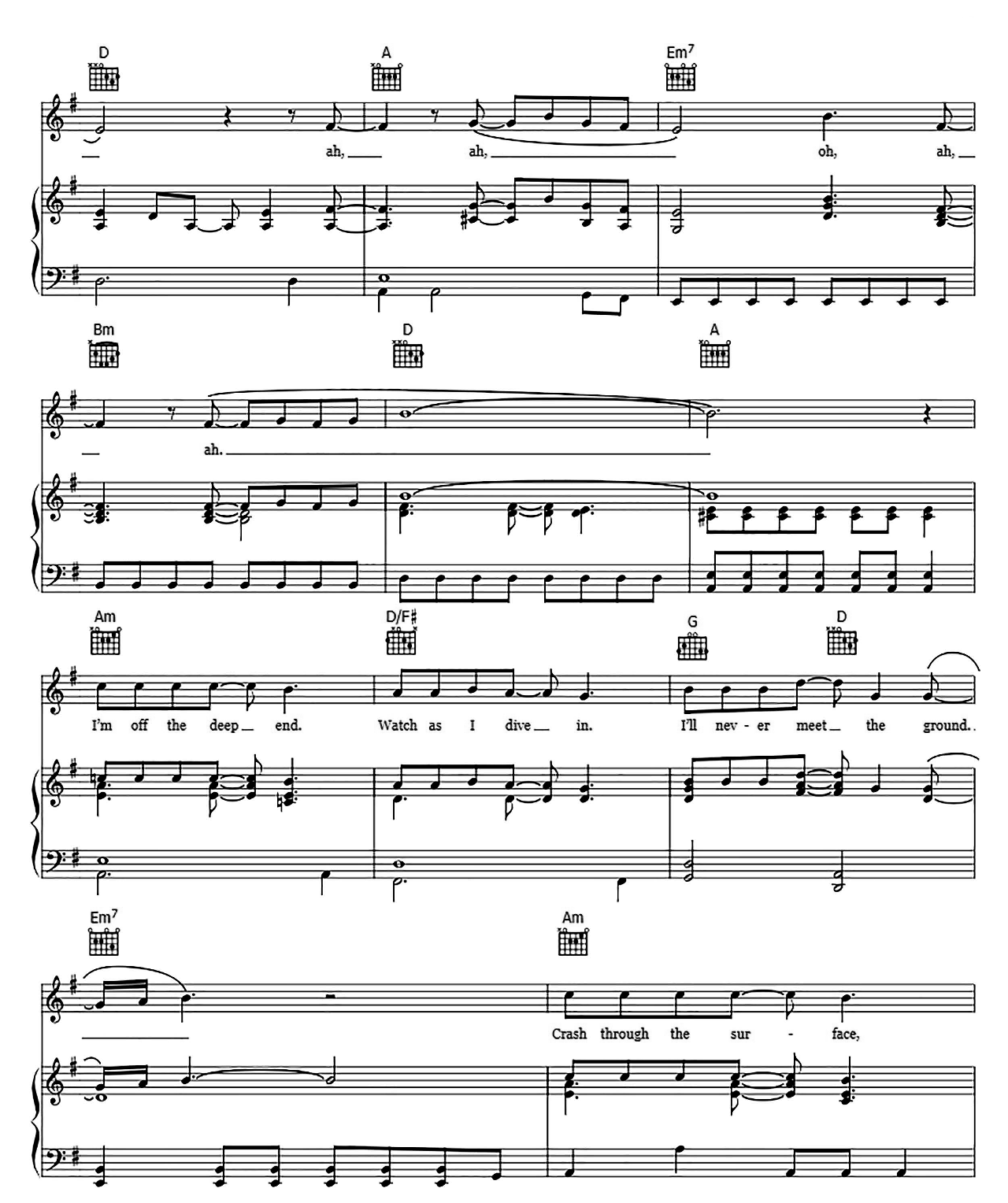 Shallow (from A Star Is Born) sheet music 5