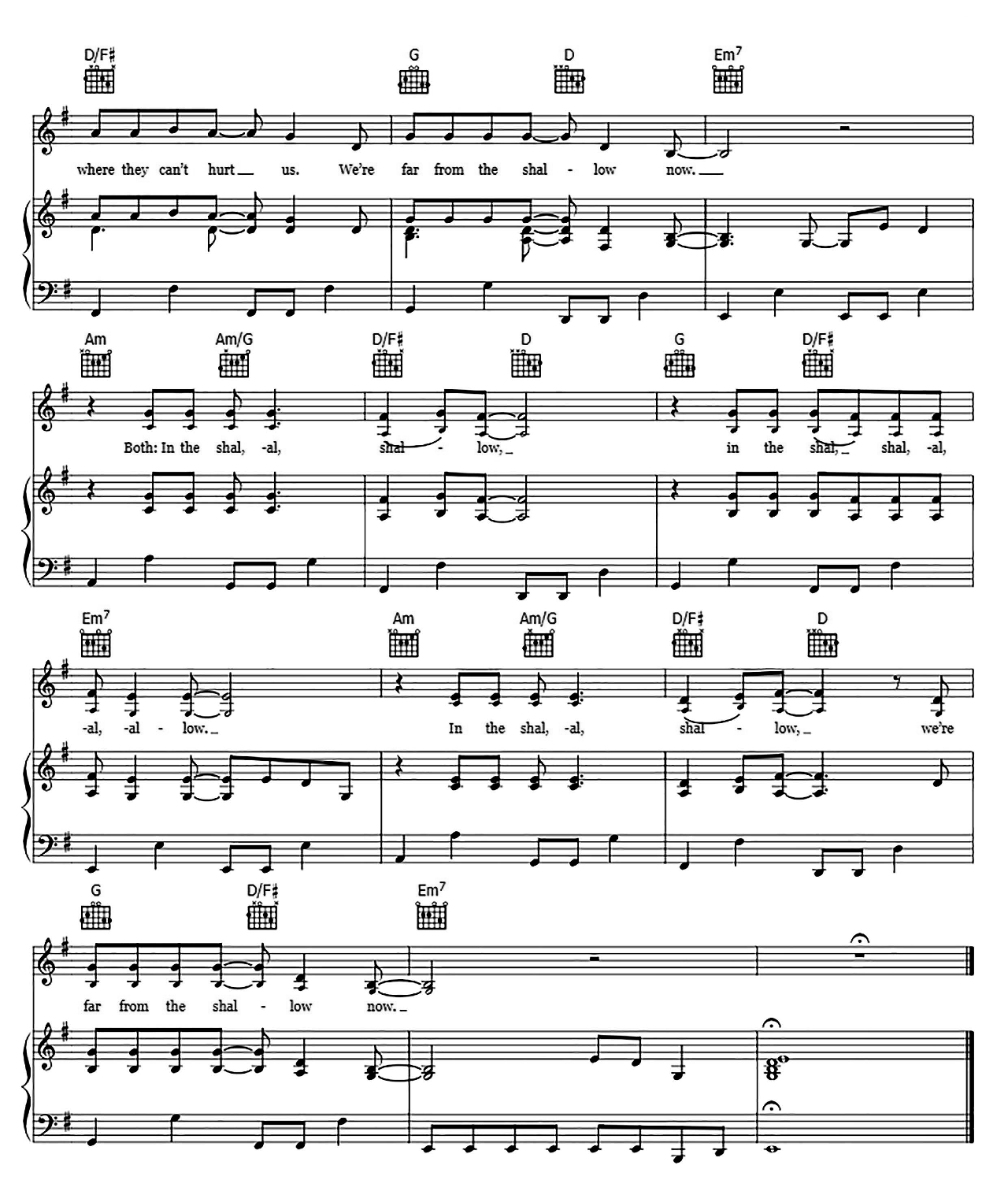 Shallow (from A Star Is Born) sheet music 6