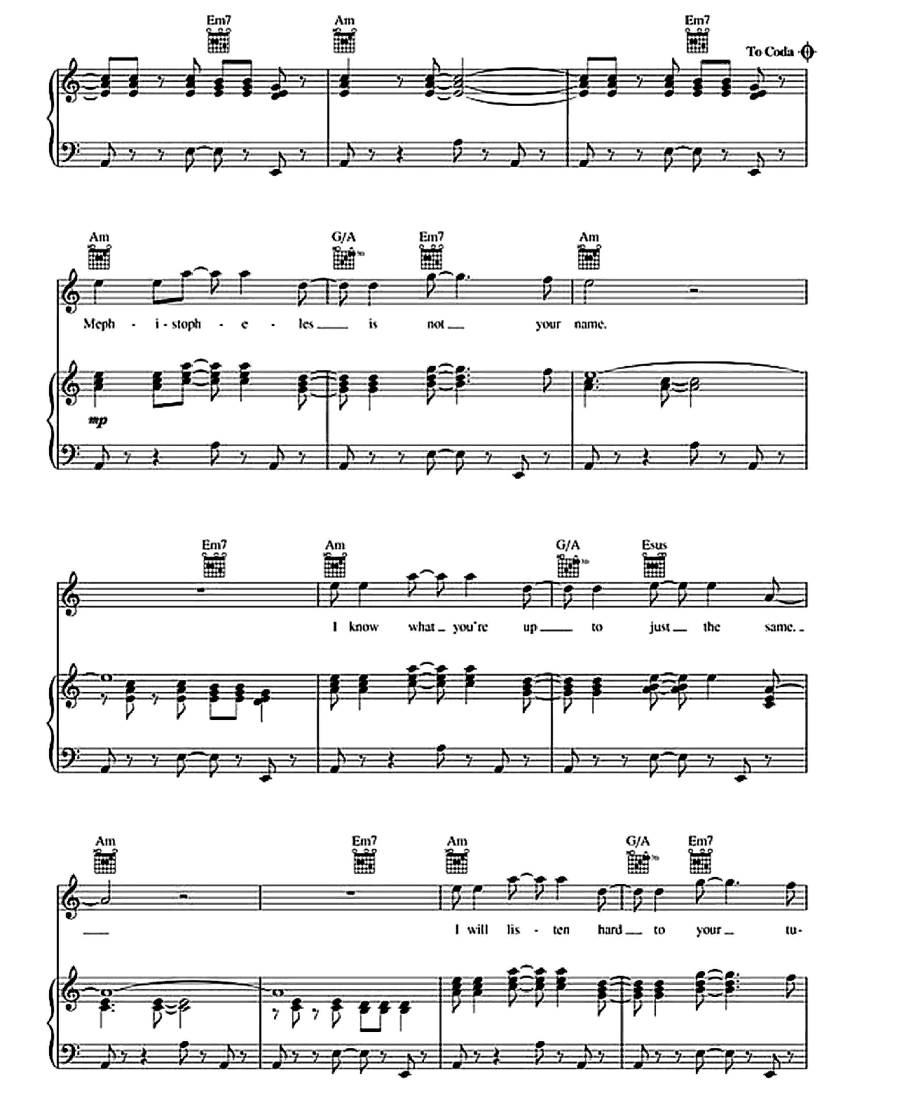 Wrapped Around Your Finger sheet music 4