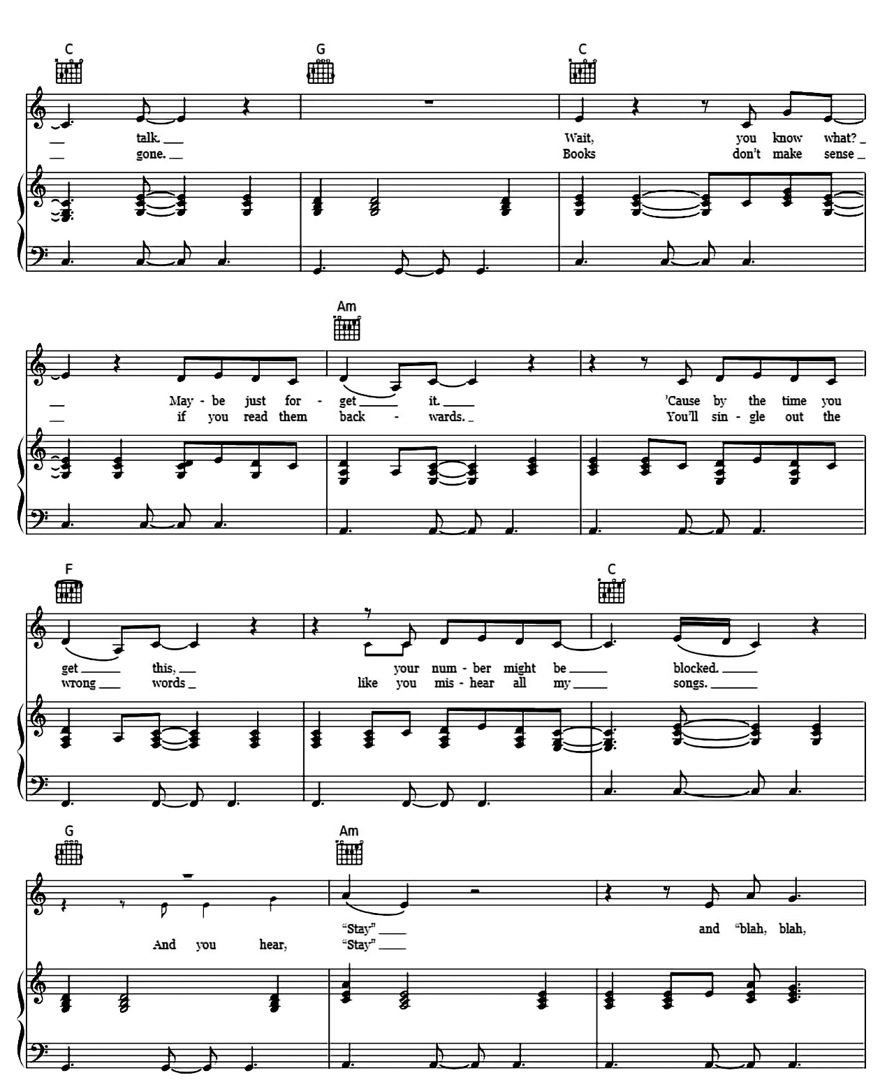 Party Favor sheet music 2