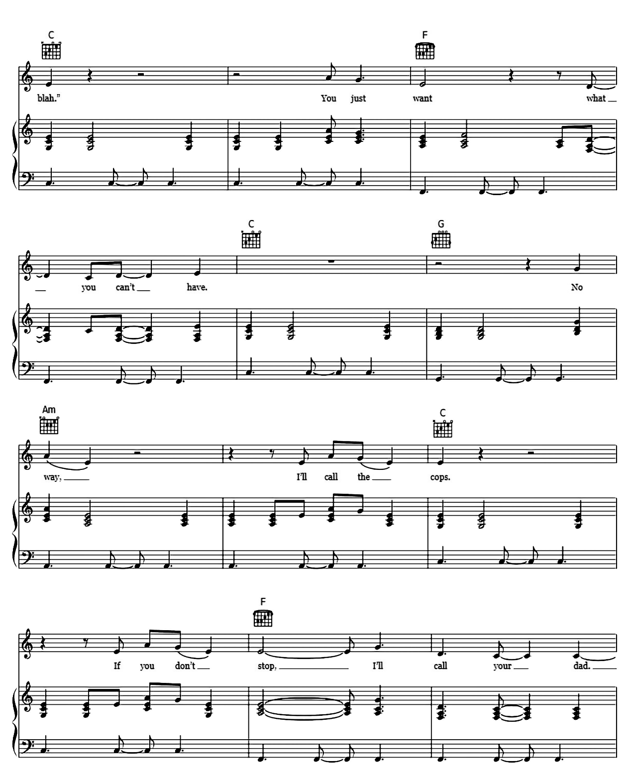 Party Favor sheet music 3