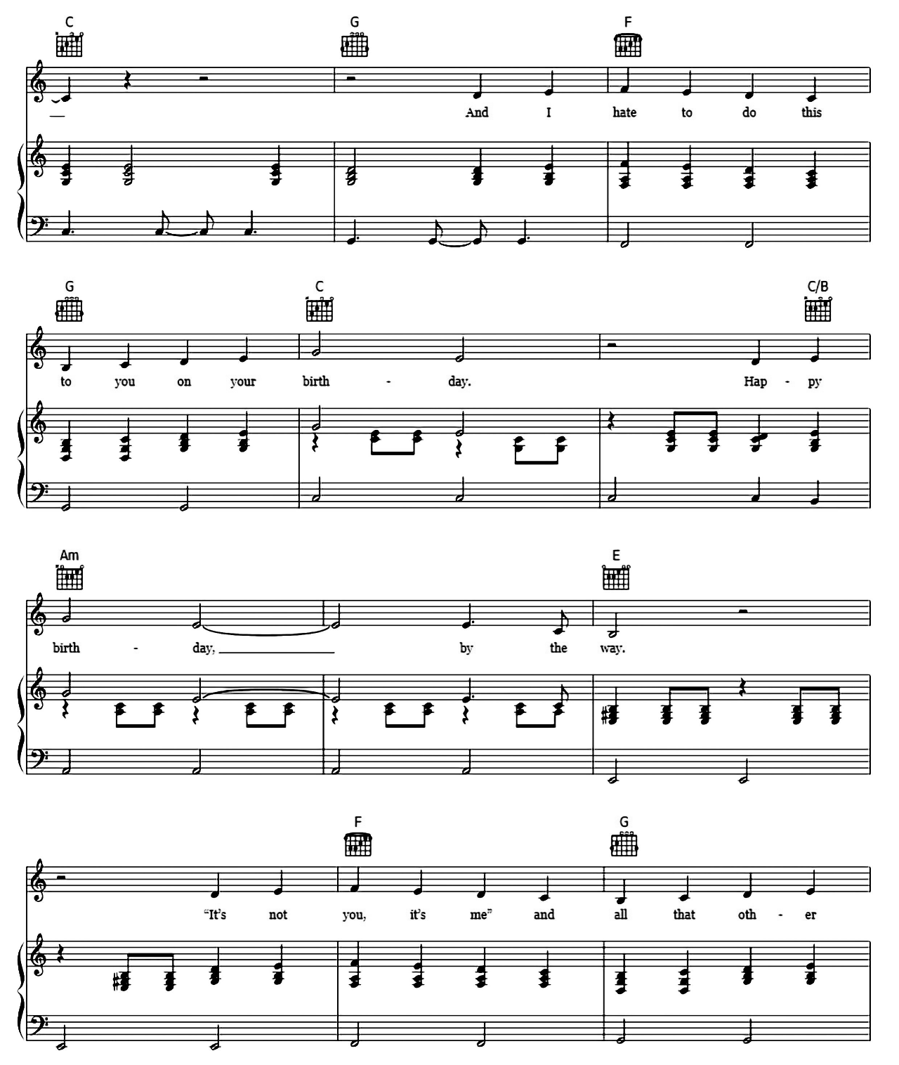 Party Favor sheet music 4