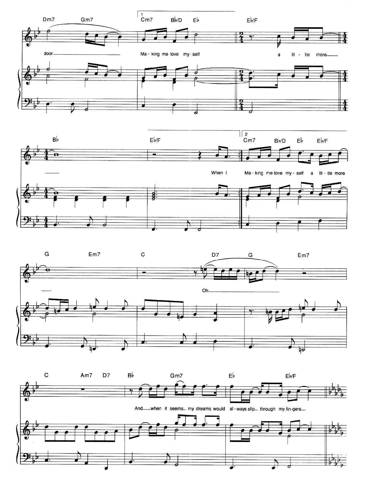 Come What May sheet music 3
