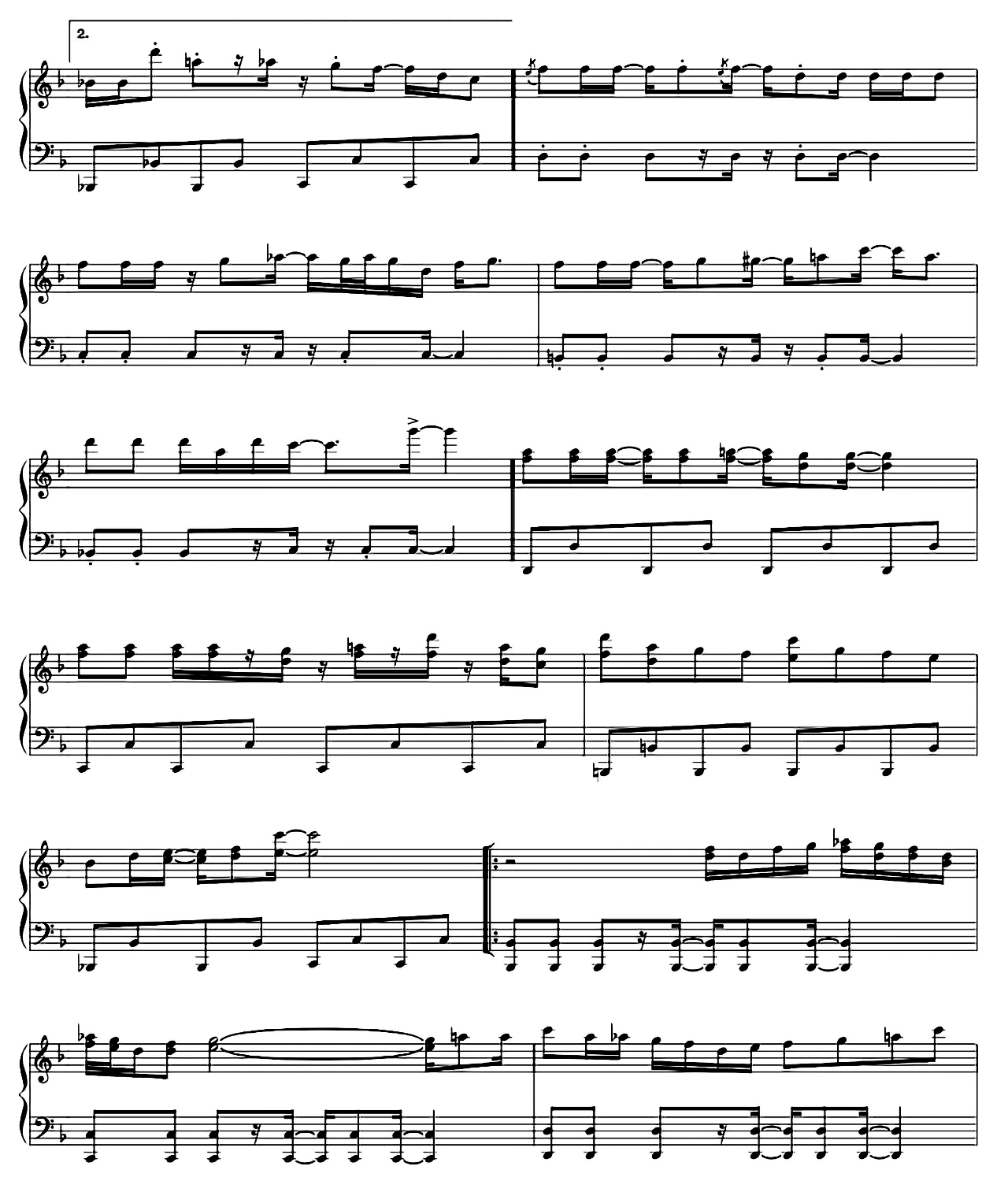 Megalovania sheet music 2