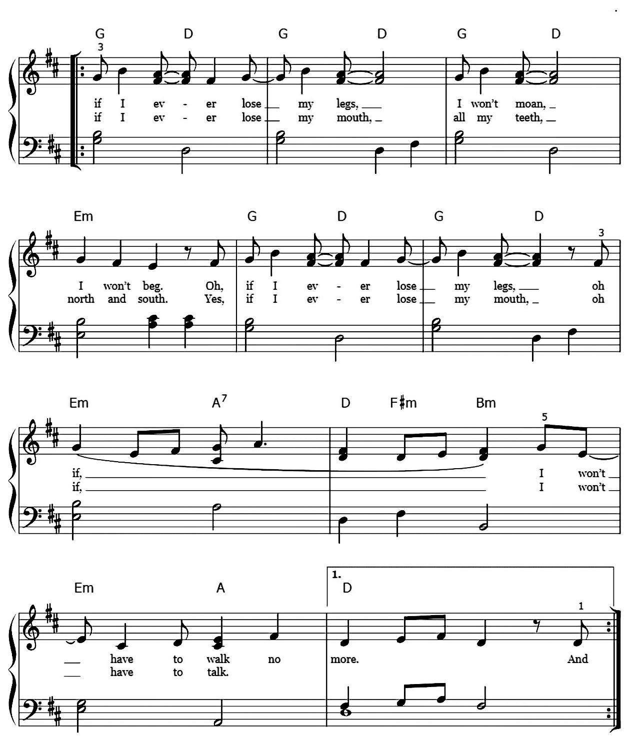 Moon Shadow sheet music 4