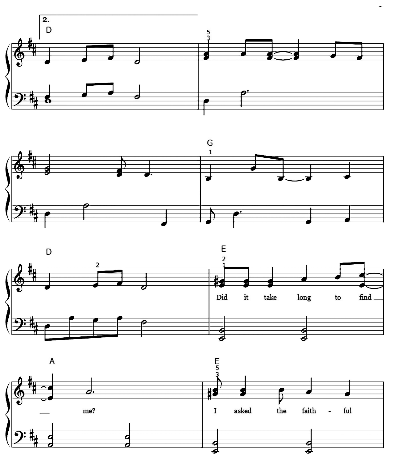 Moon Shadow sheet music 5