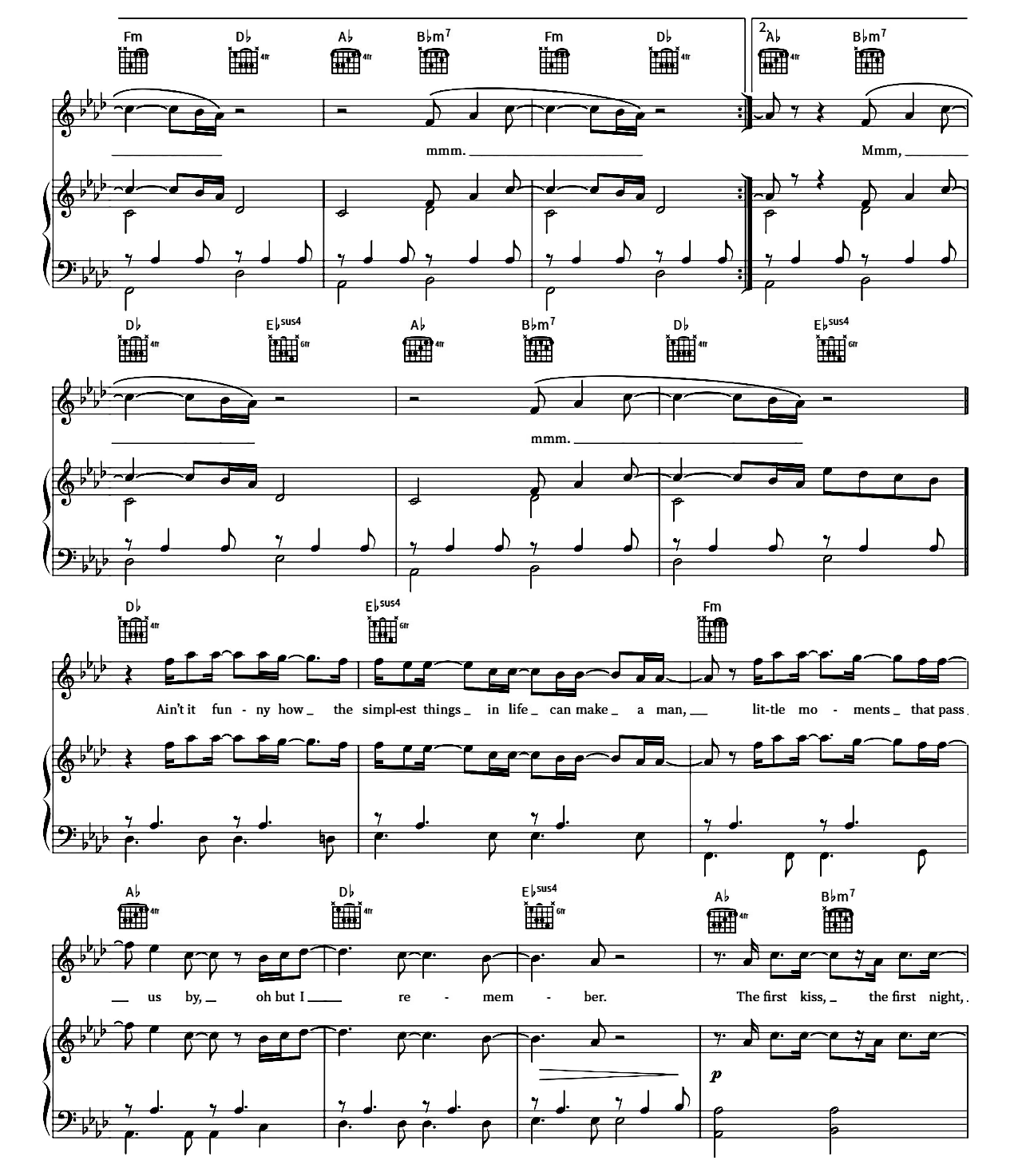 First Times sheet music 4