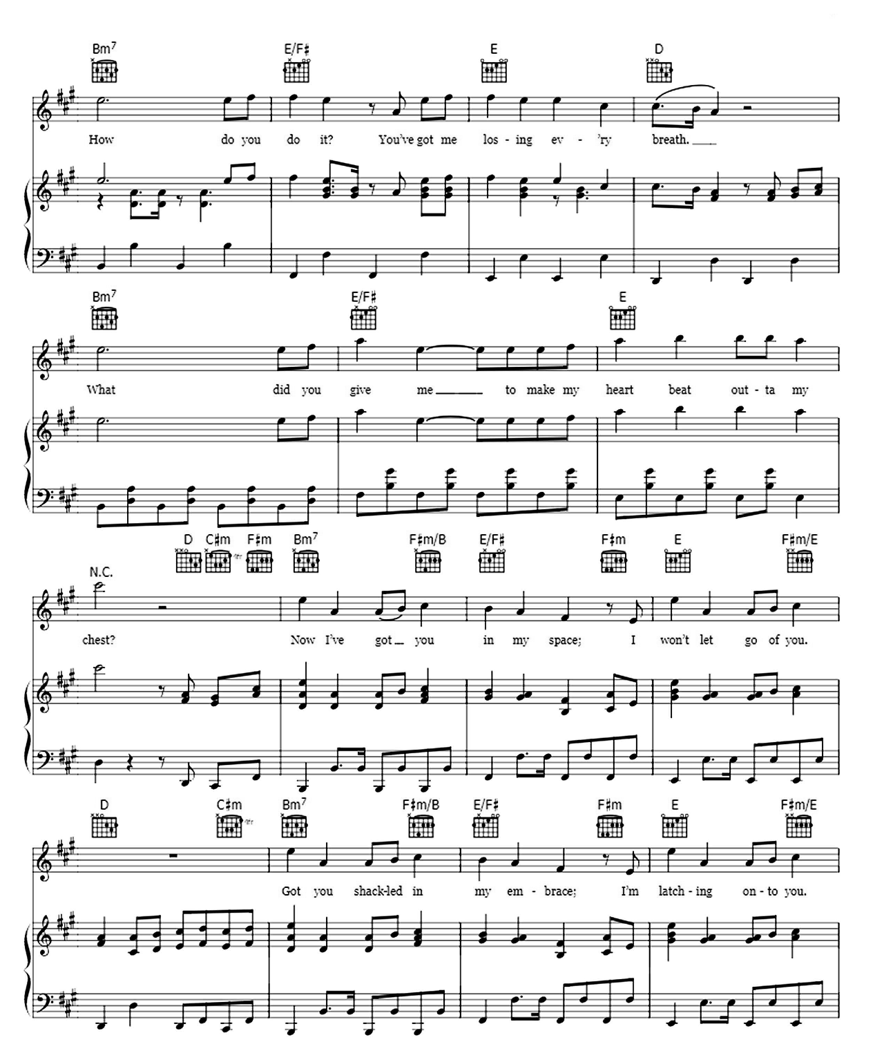 La La Latch sheet music 6