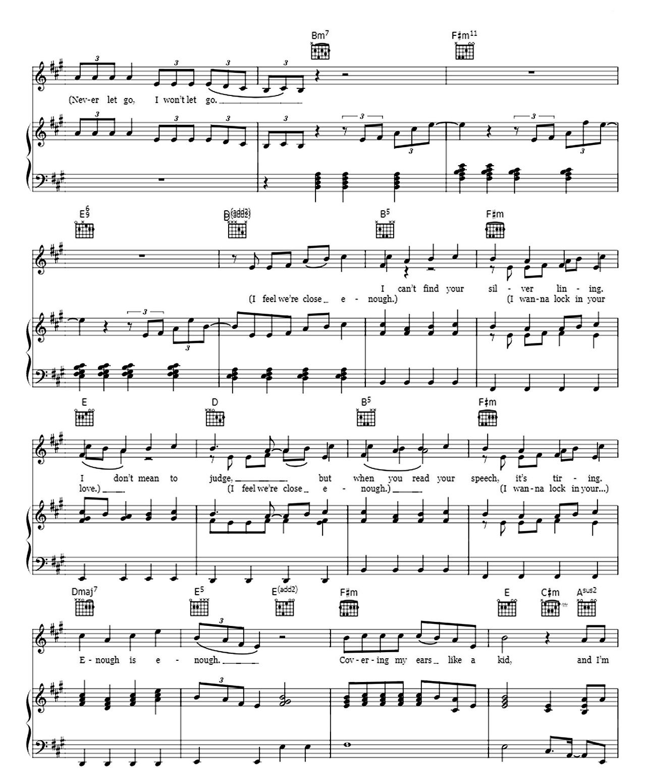 La La Latch sheet music 7