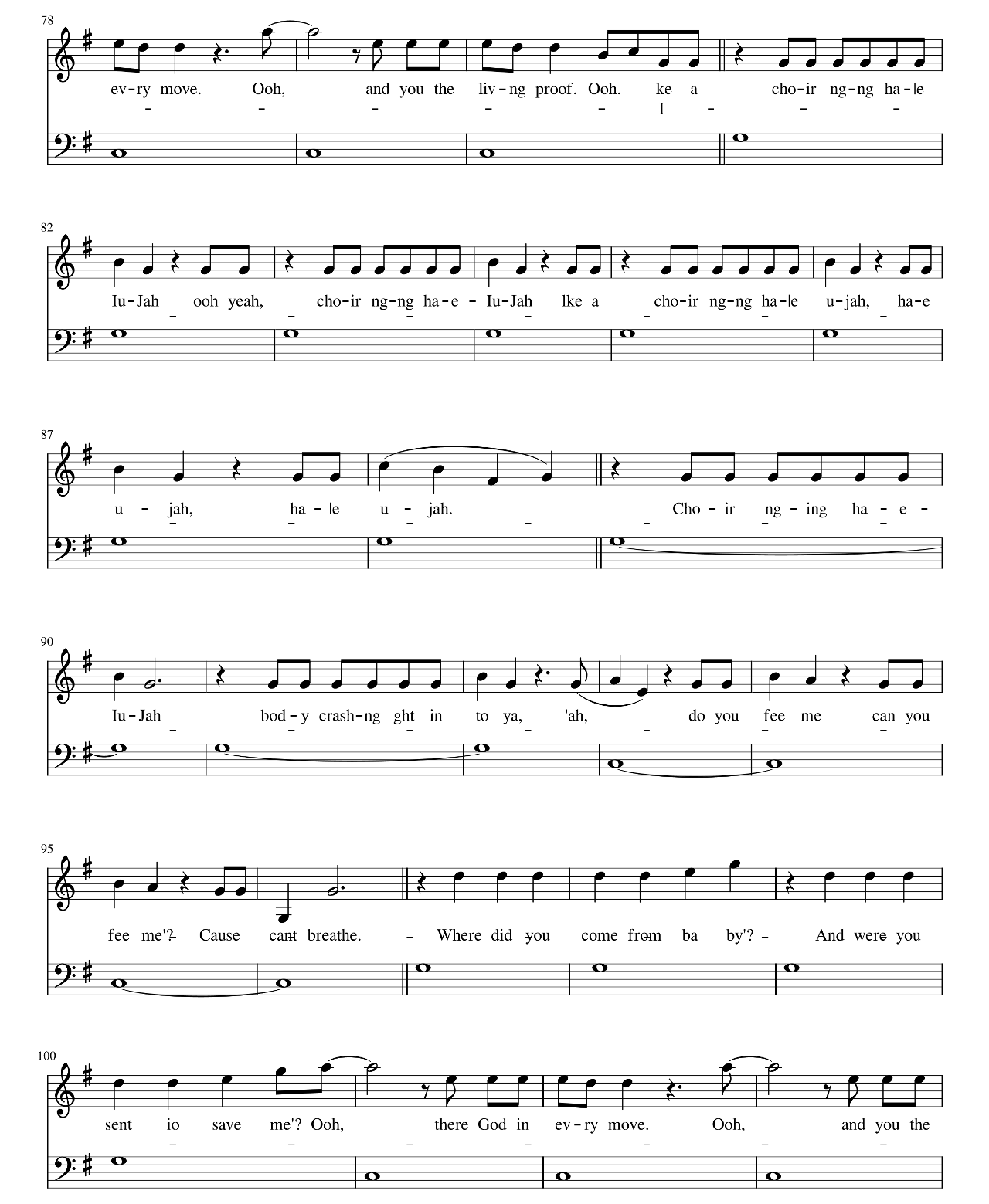 Living Proof sheet music 4