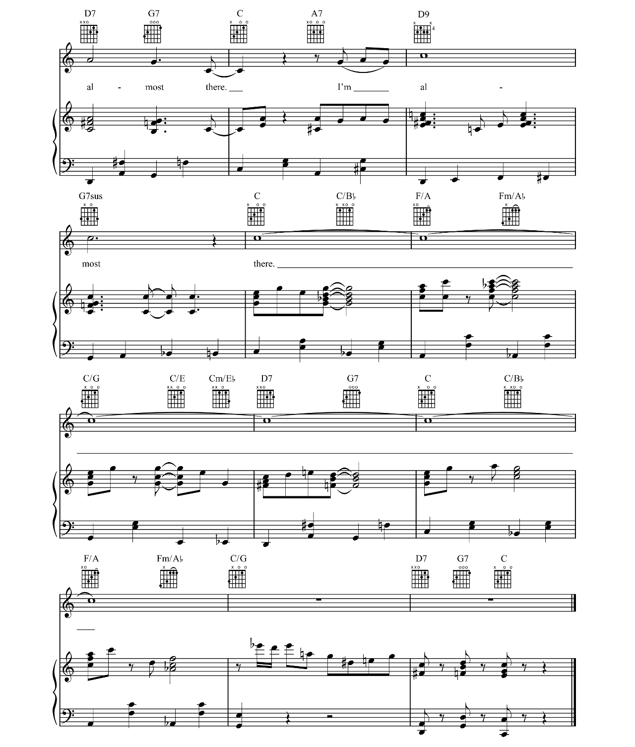 Almost There (from The Princess And The Frog) sheet music 8