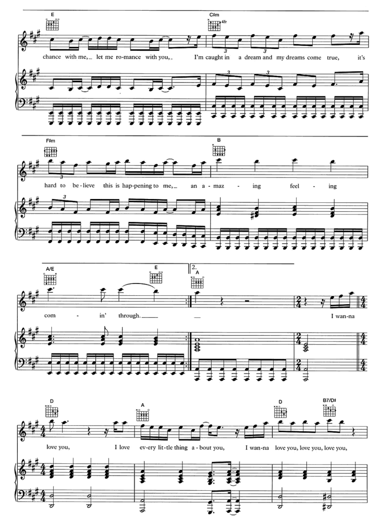 I Was Born To Love You sheet music 3