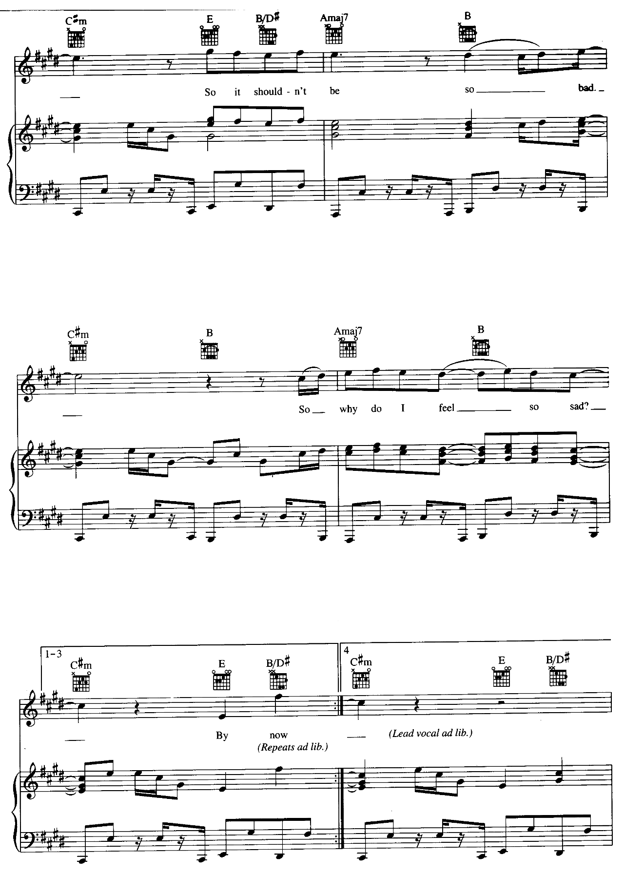 Why Do I Feel So Sad sheet music 7