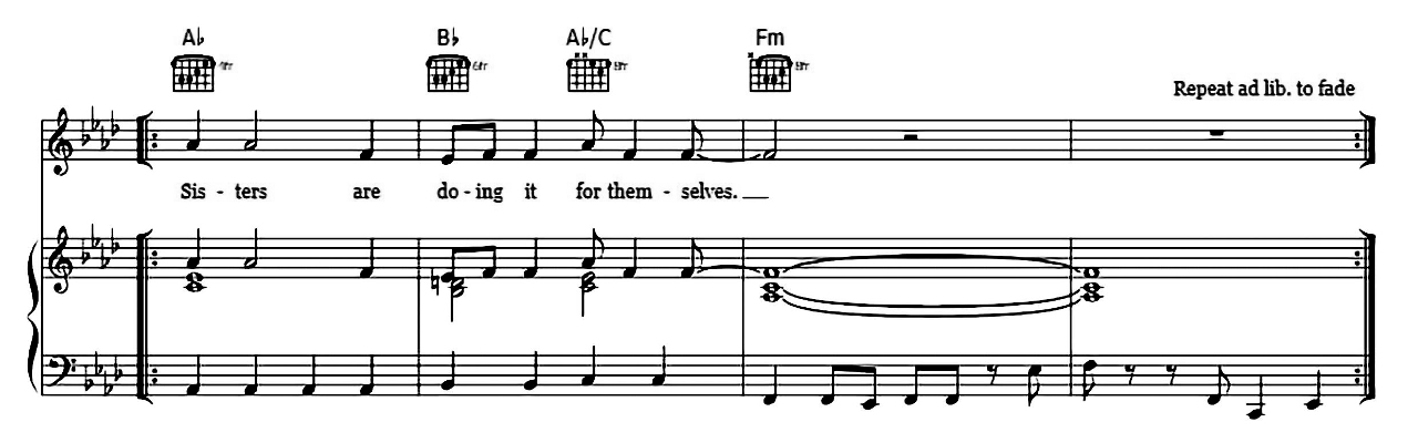 Sisters Are Doing It For Themselves sheet music 9