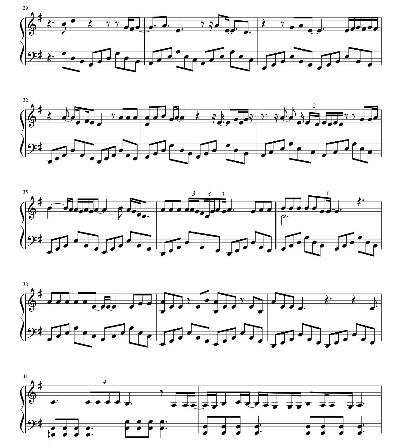 Love On The Brain sheet music 3