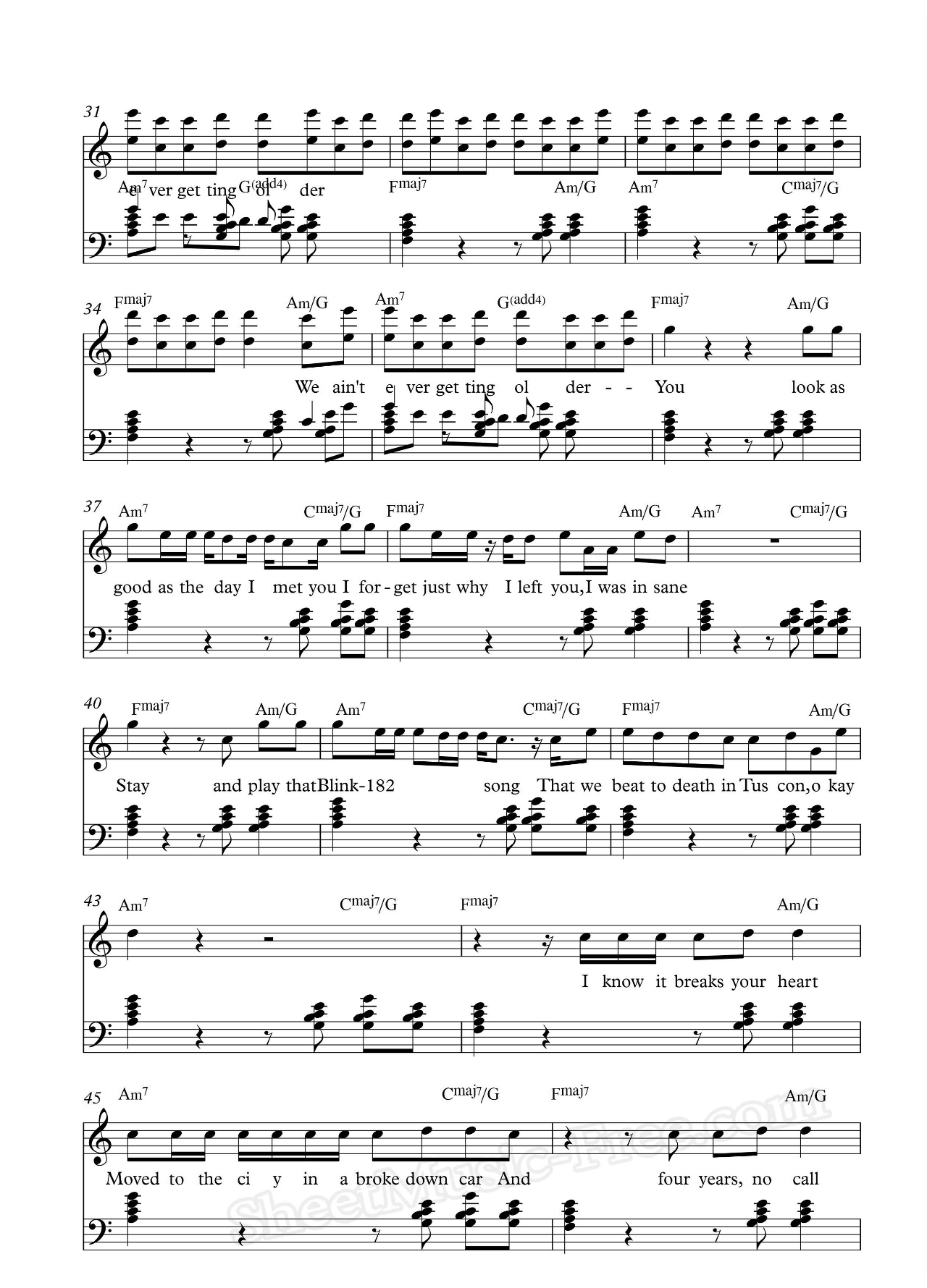 Closer sheet music 3