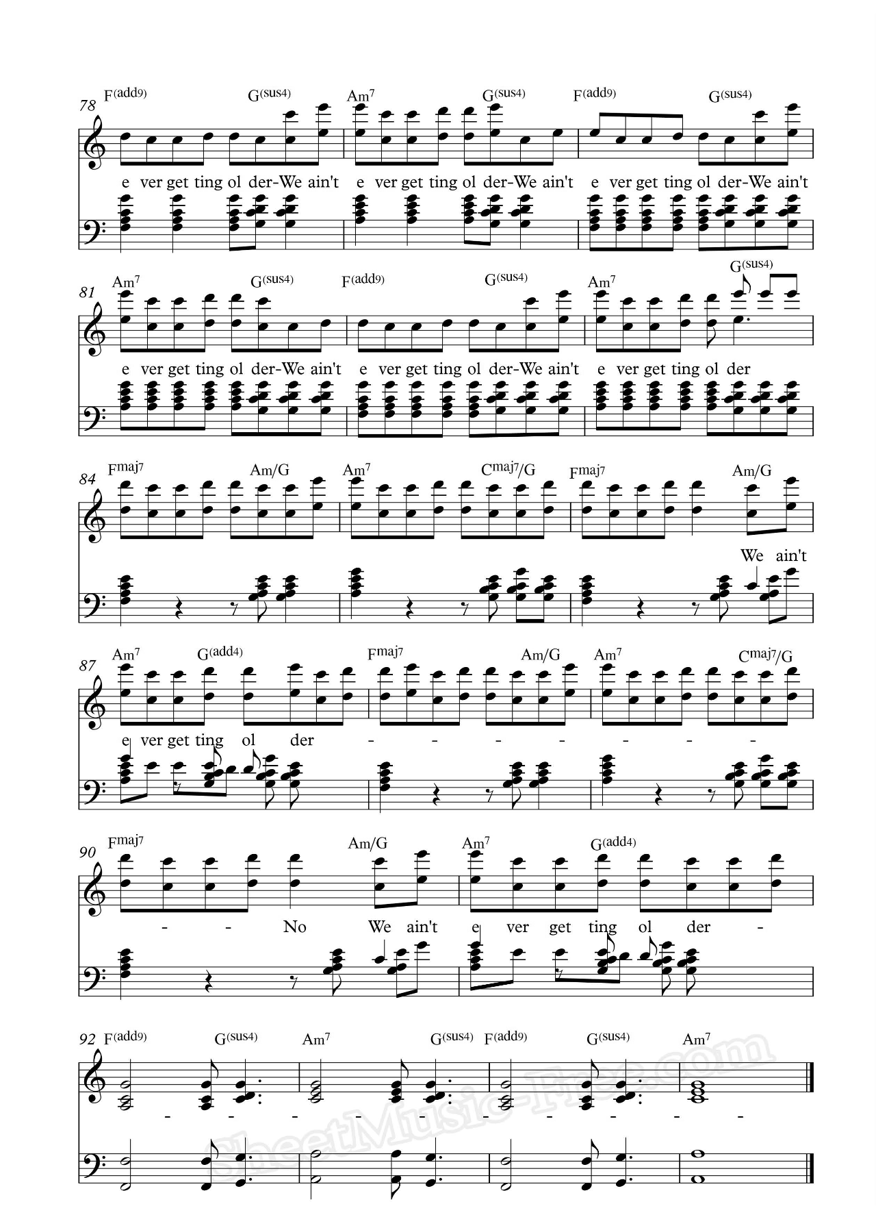 Closer sheet music 6