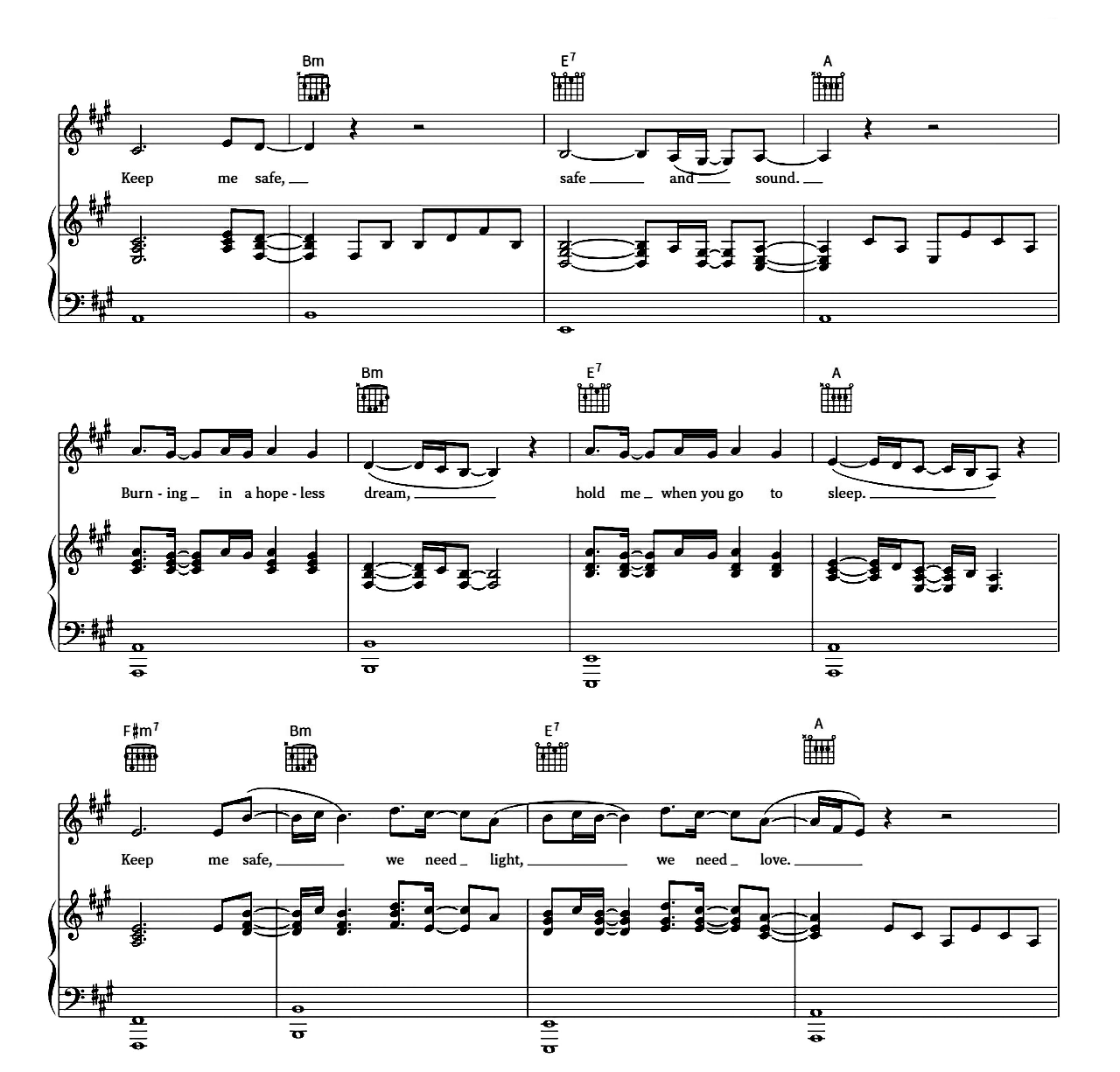 Lift Me Up (From Black Panther Wakanda Forever) sheet music 3