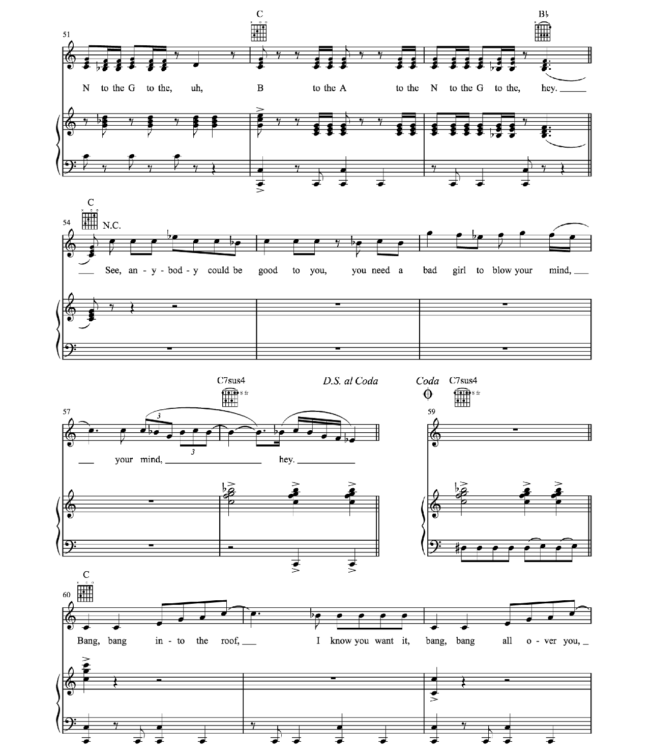Bang Bang sheet music 6