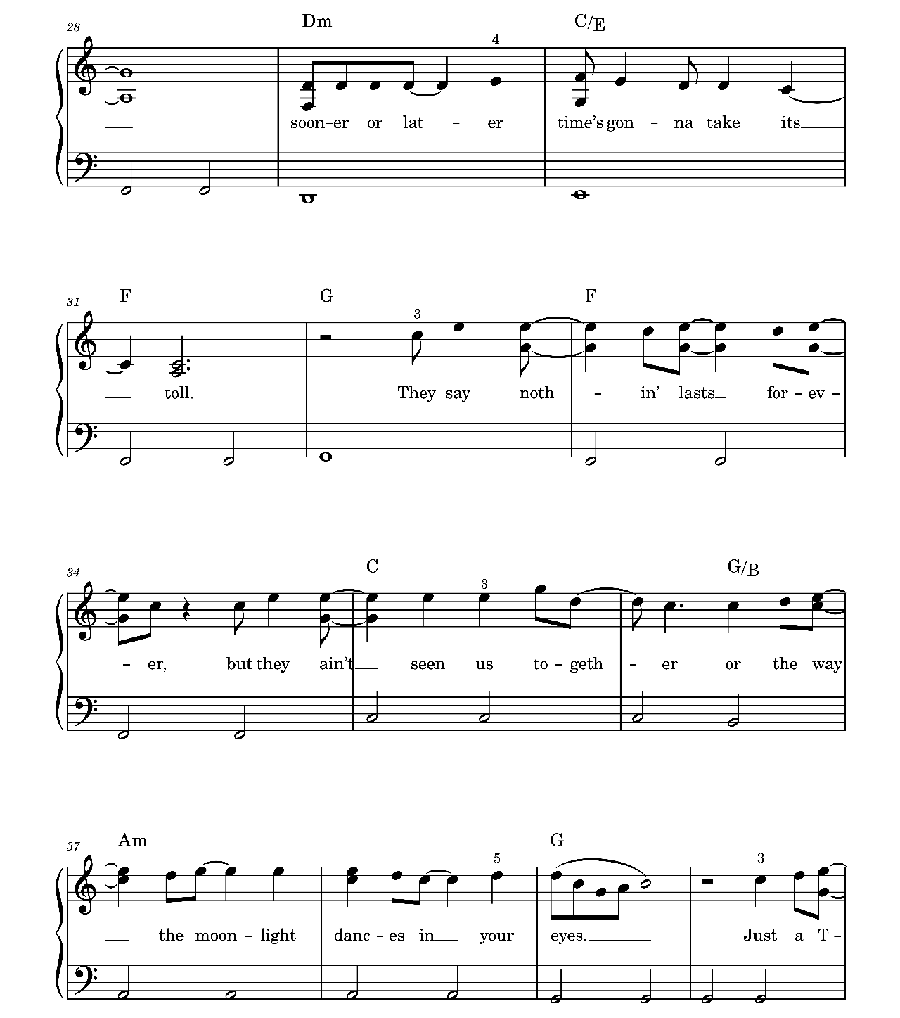 Forever After All sheet music 3