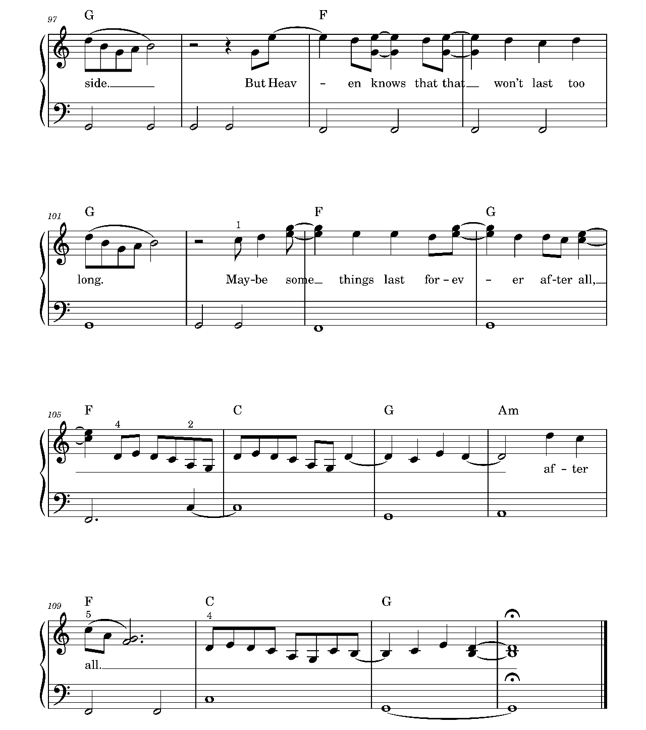 Forever After All sheet music 8