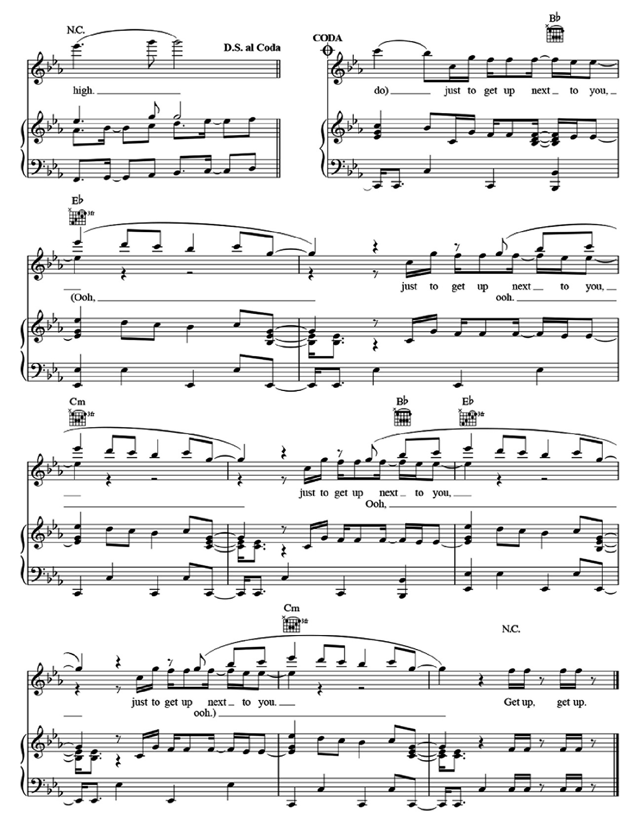 Want To Want Me sheet music 6