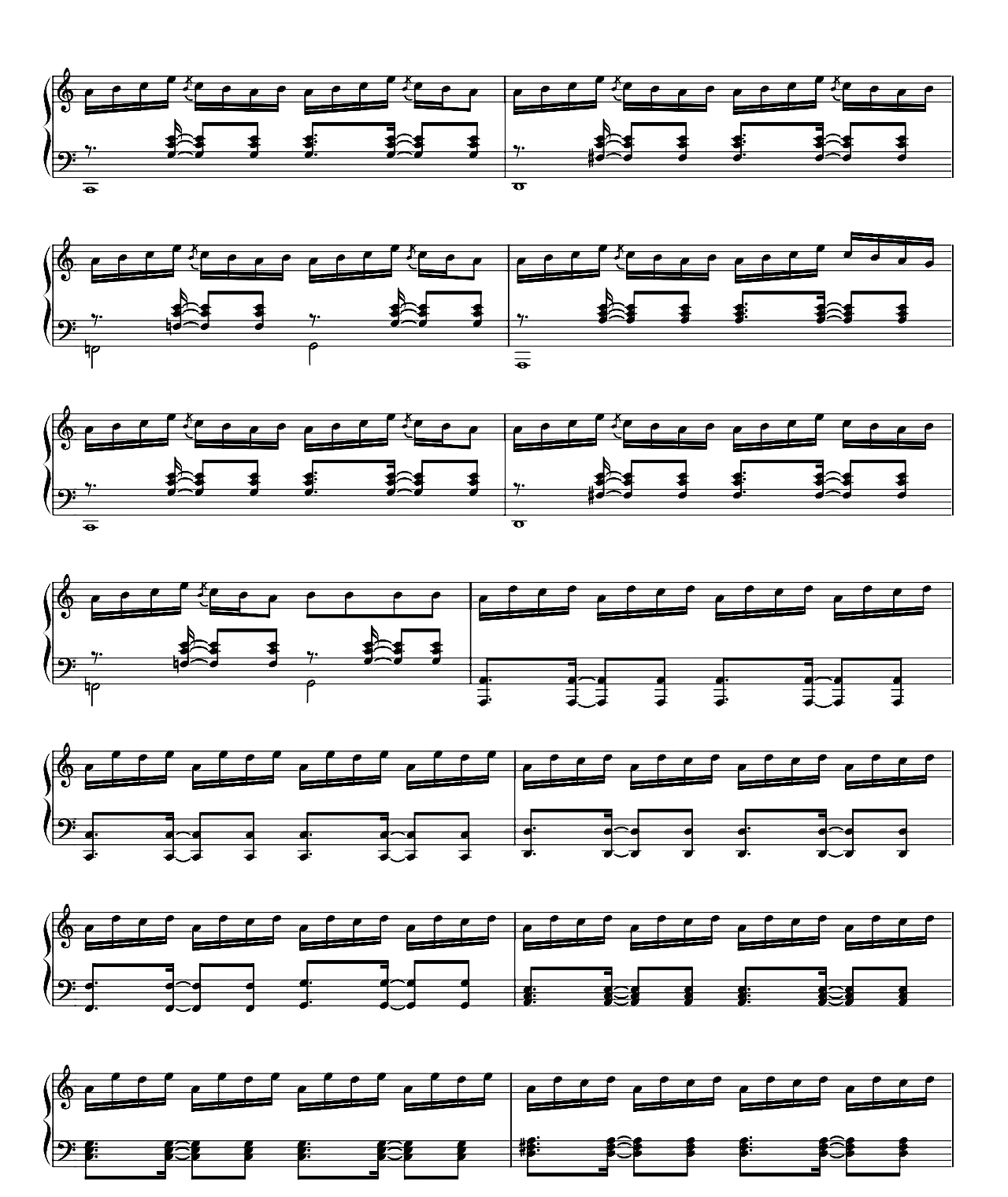 Realta sheet music 2