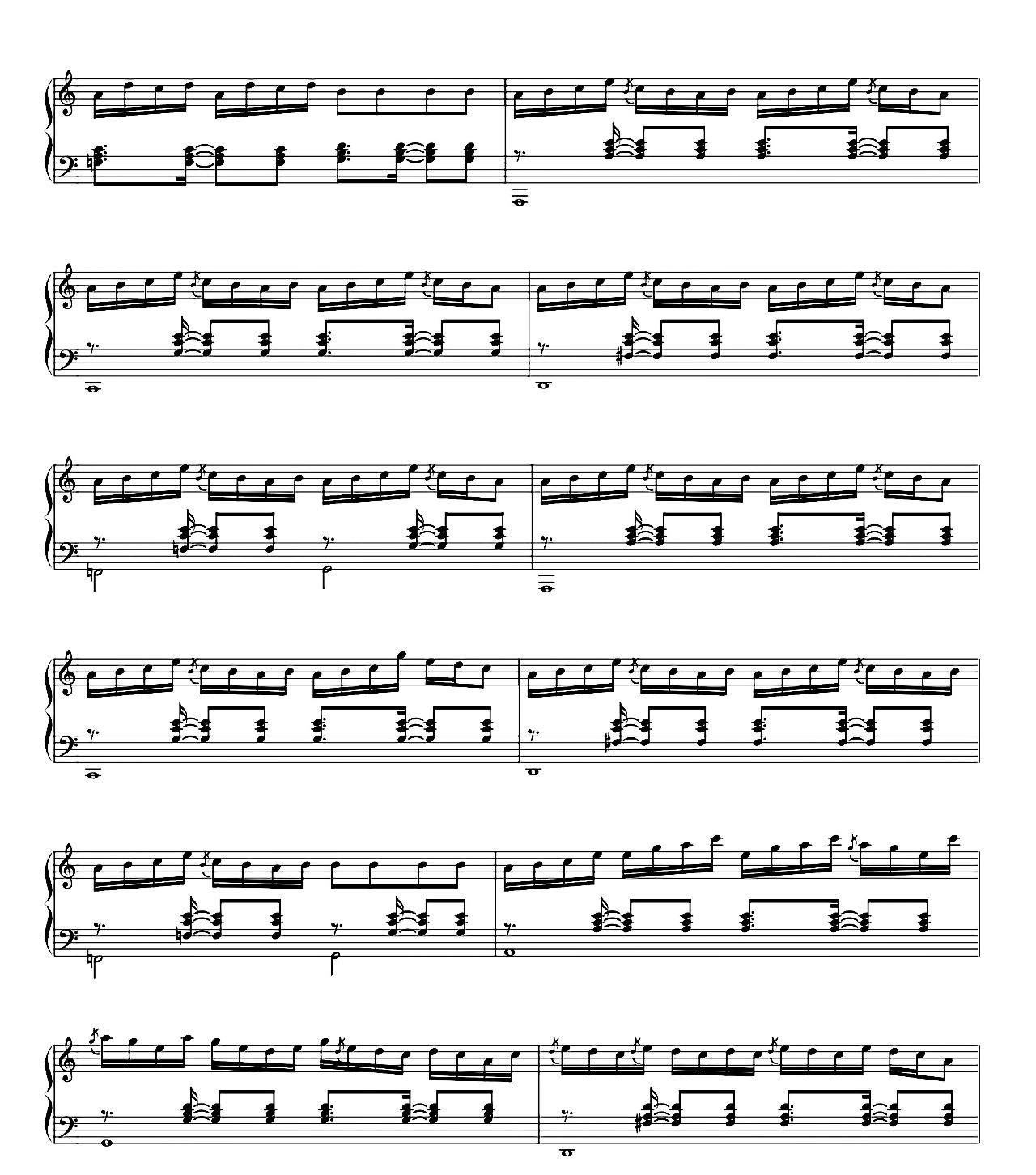 Realta sheet music 3