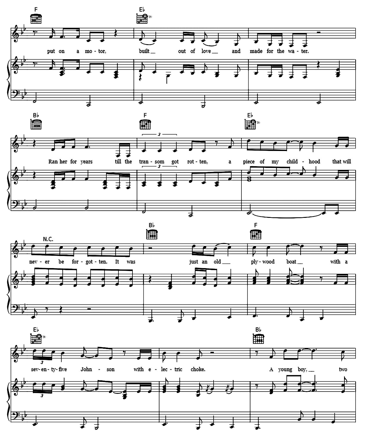 Drive (For Daddy Gene) sheet music 2