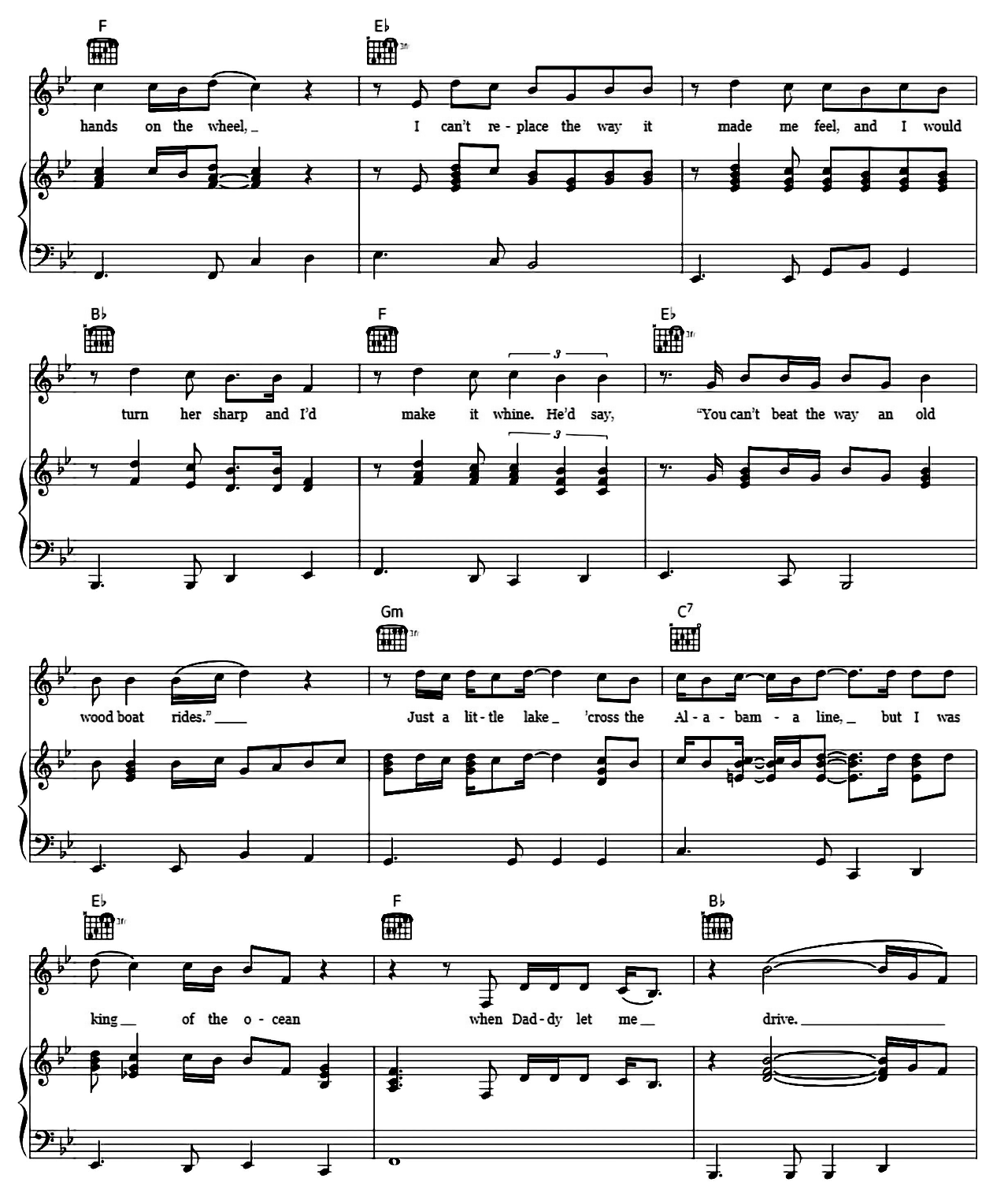 Drive (For Daddy Gene) sheet music 3