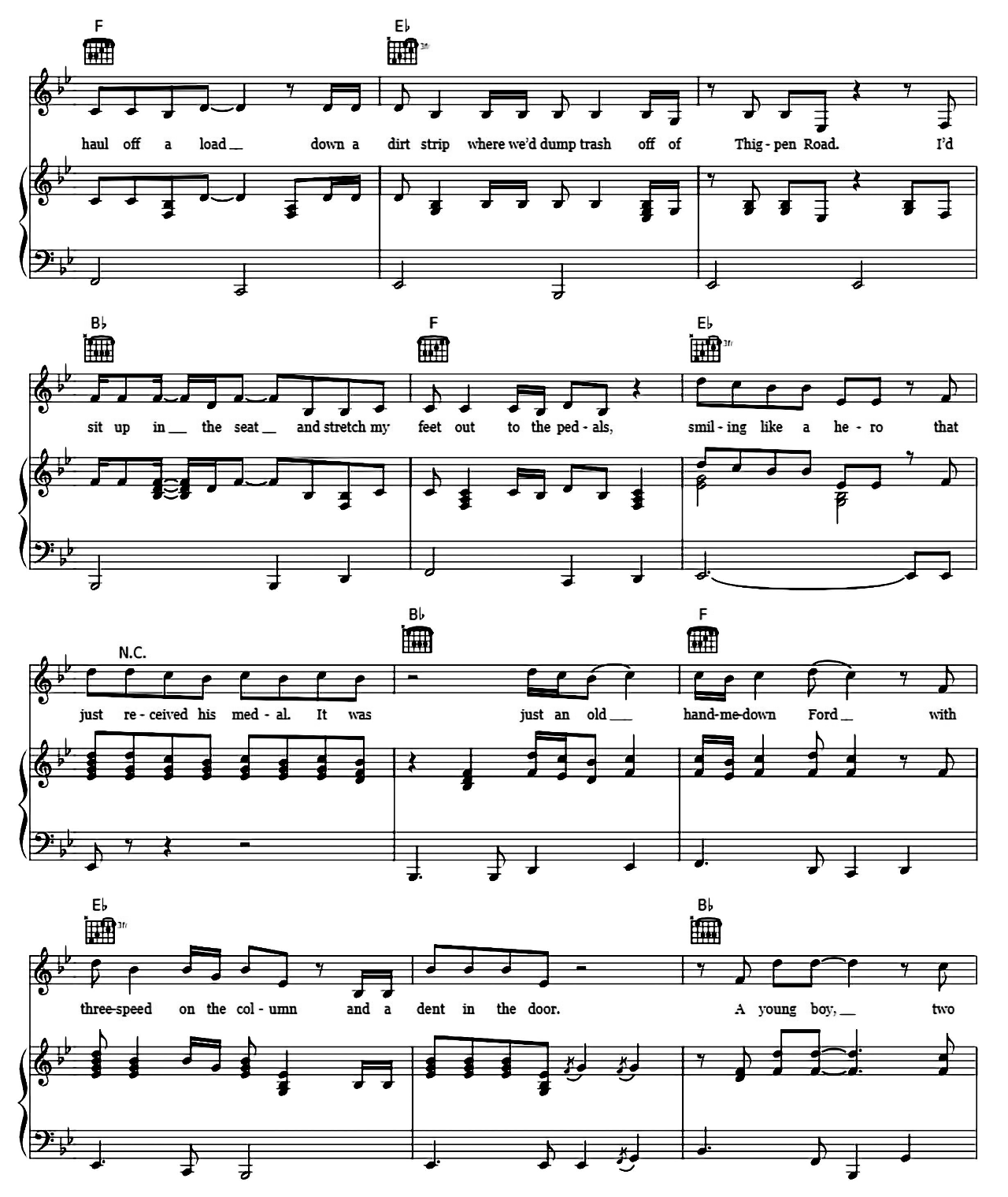 Drive (For Daddy Gene) sheet music 5
