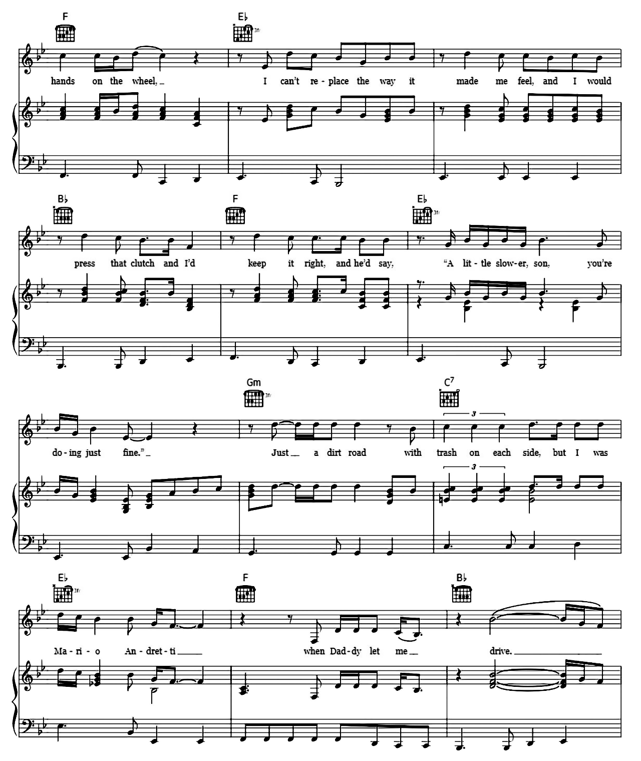 Drive (For Daddy Gene) sheet music 6
