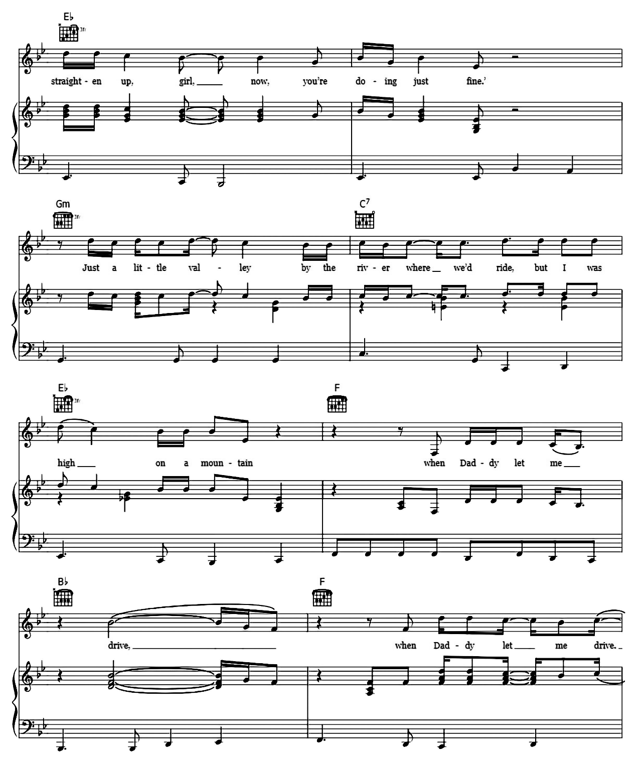 Drive (For Daddy Gene) sheet music 9