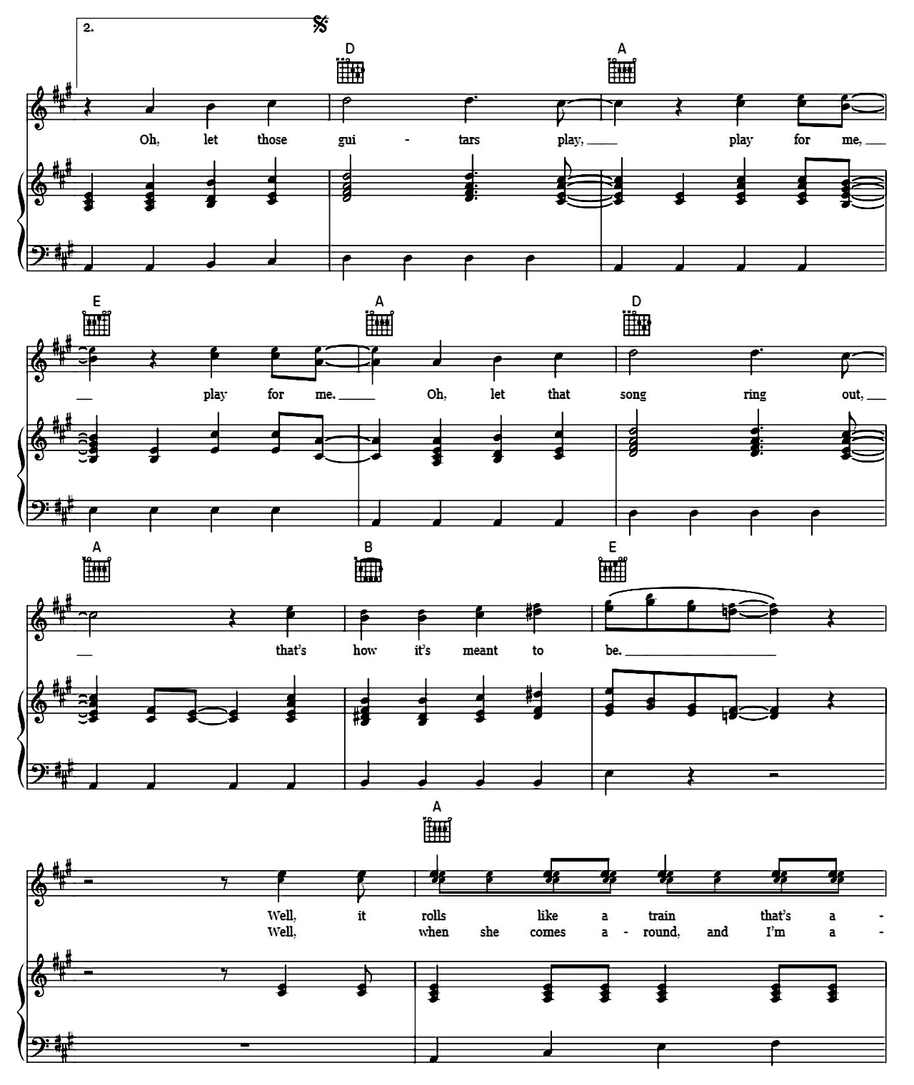 Rock N Roll Is King sheet music 3