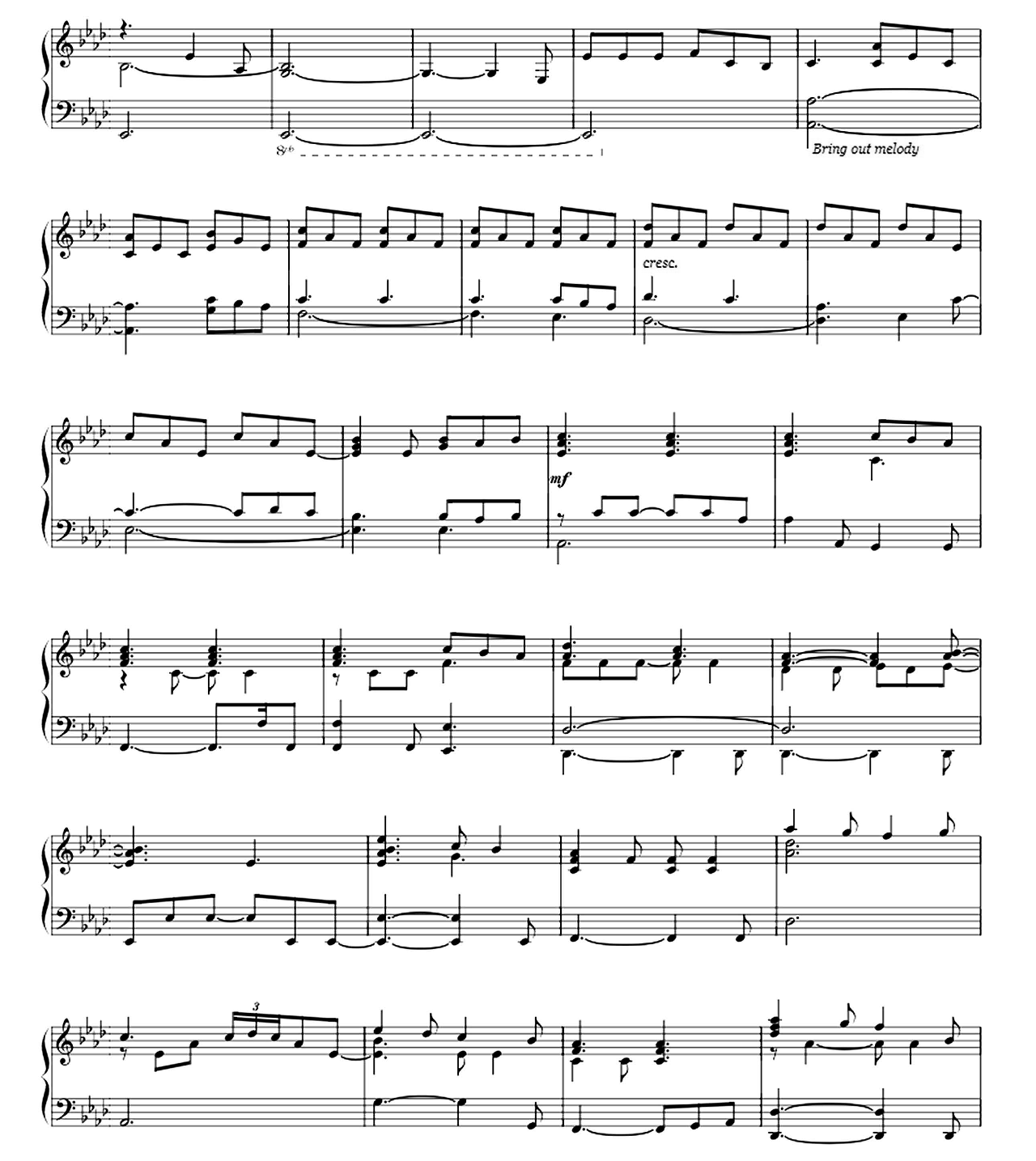 Perfect sheet music 2
