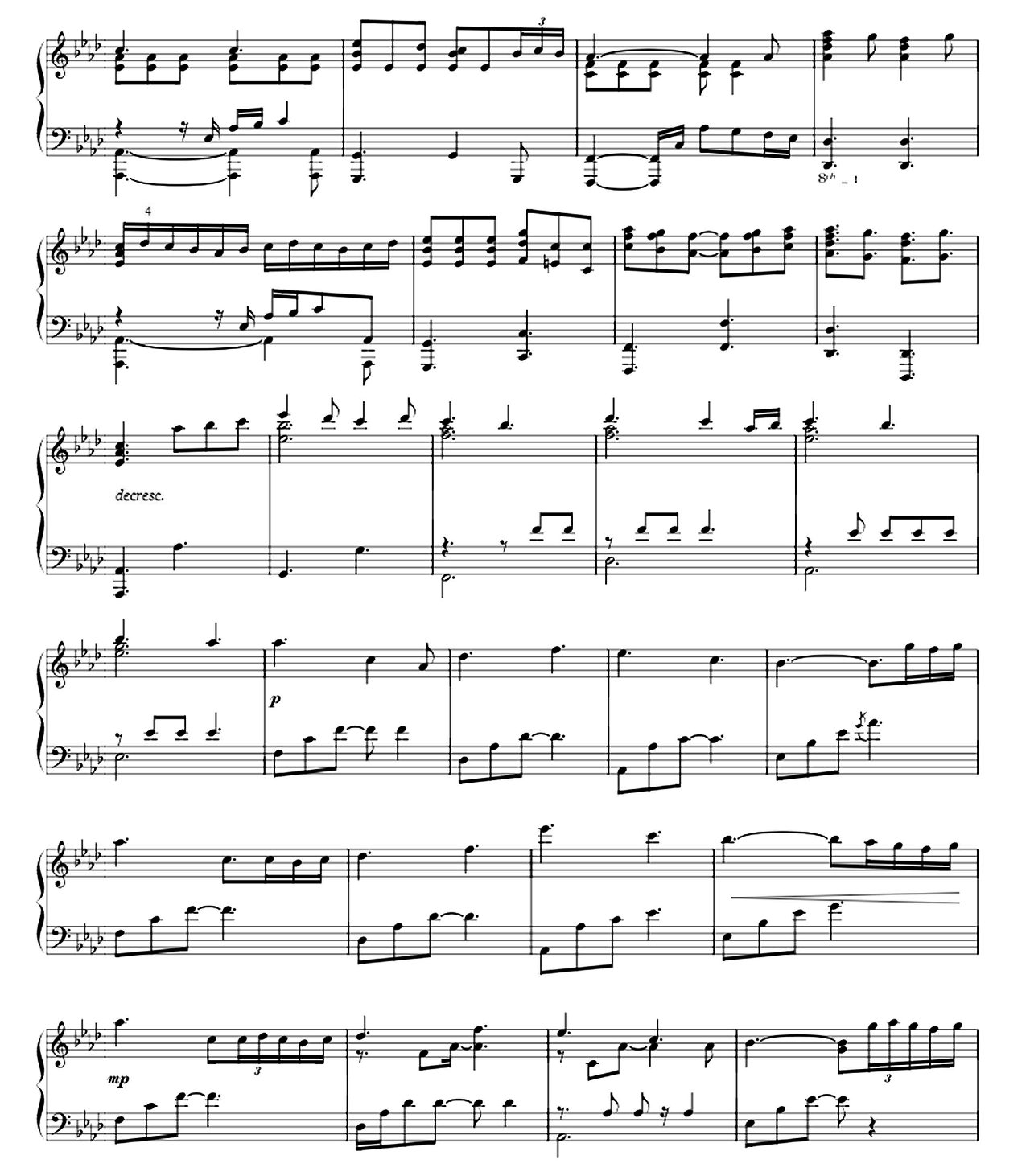 Perfect sheet music 5