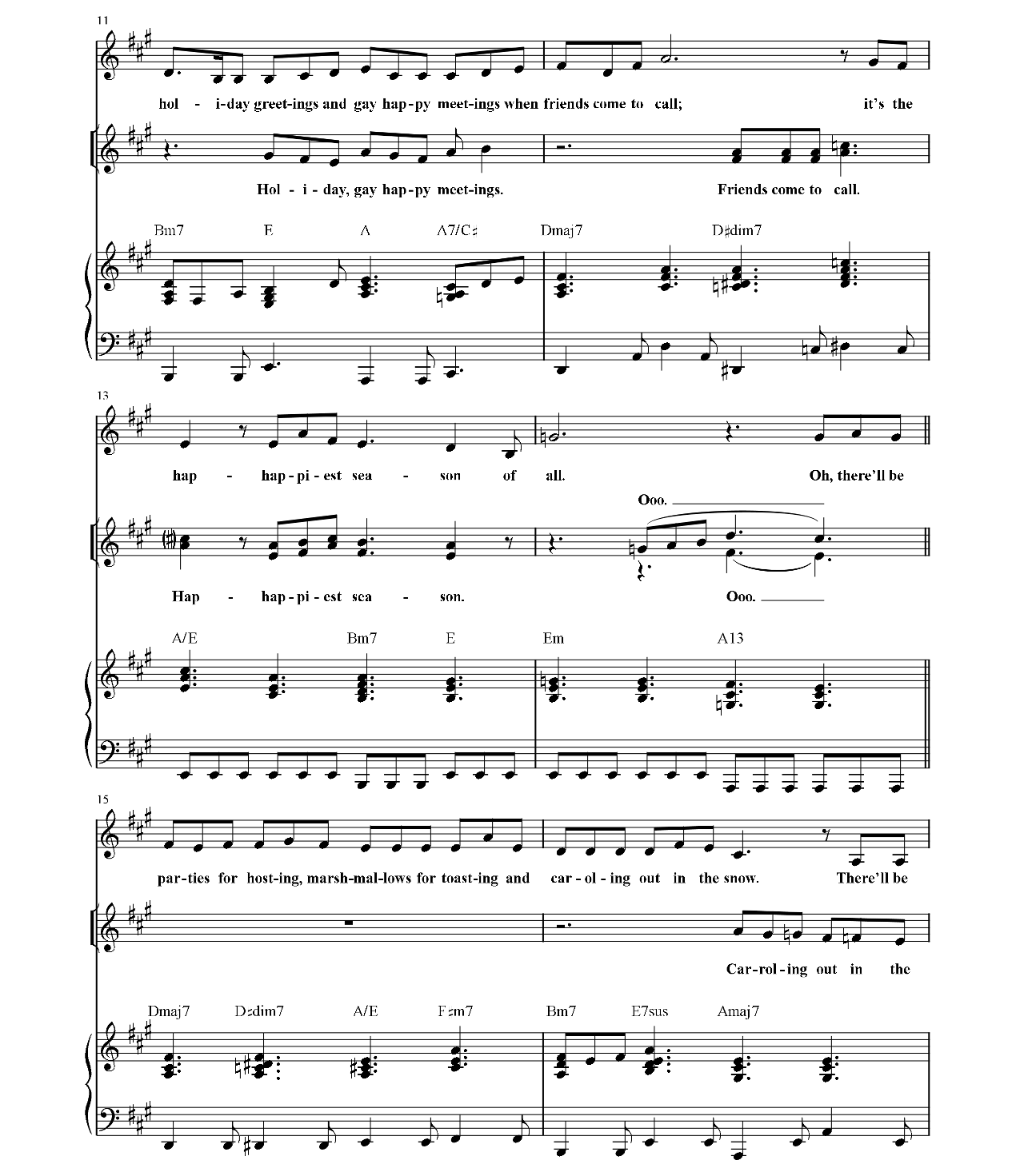 It's The Most Wonderful Time Of The Year sheet music 3
