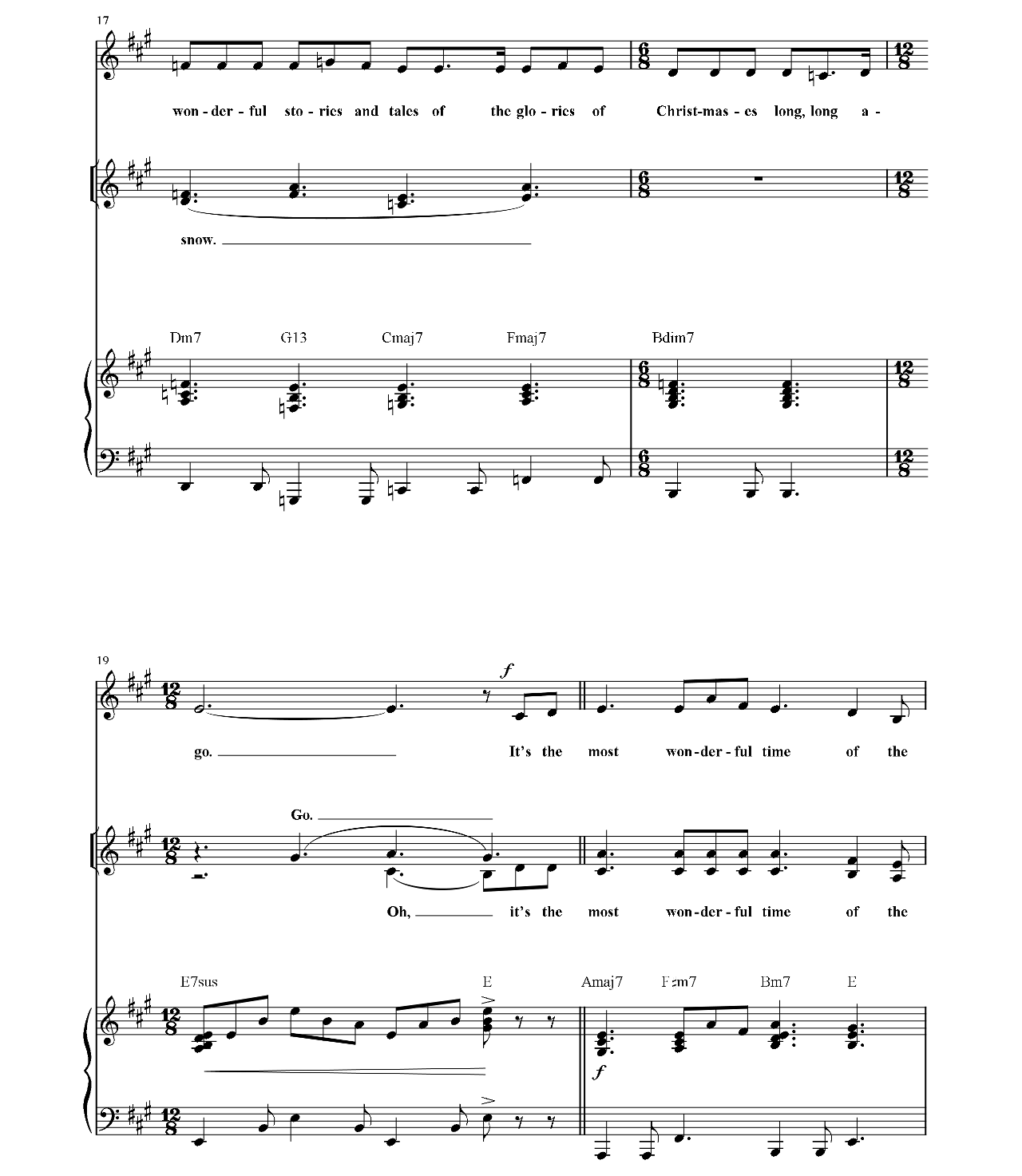 It's The Most Wonderful Time Of The Year sheet music 4