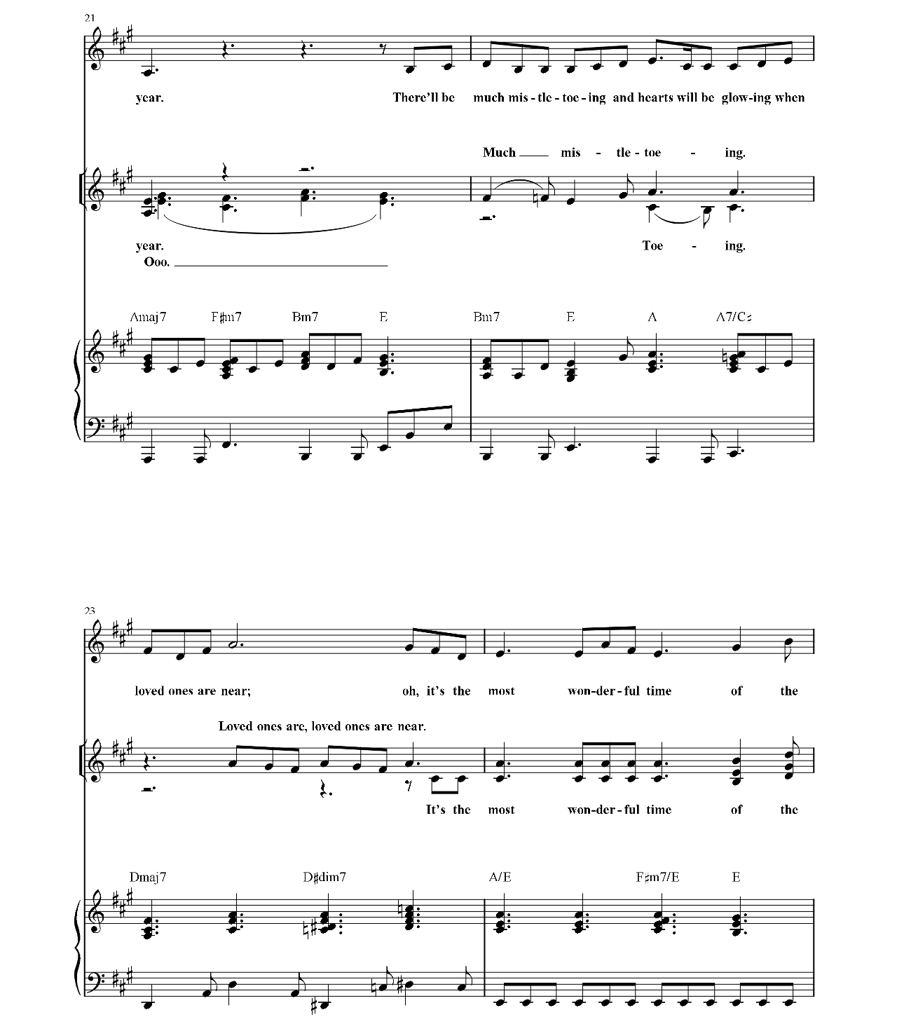 It's The Most Wonderful Time Of The Year sheet music 5