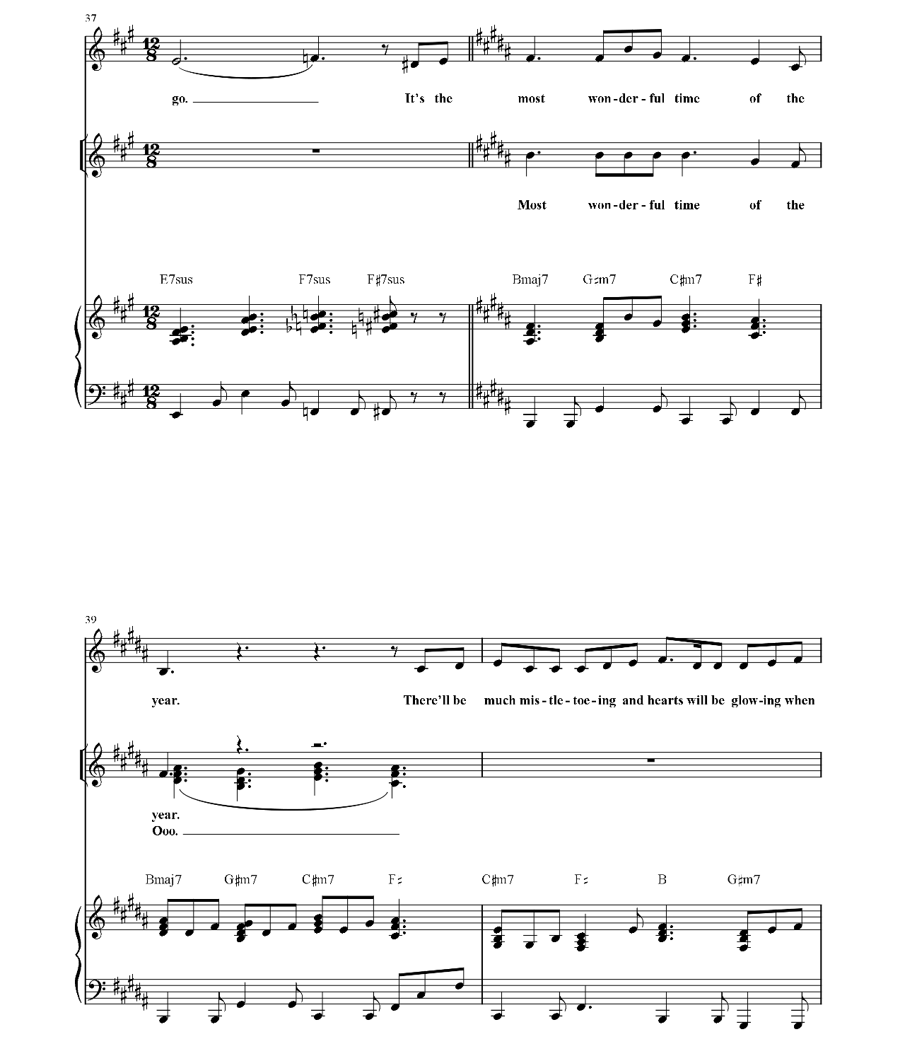 It's The Most Wonderful Time Of The Year sheet music 8